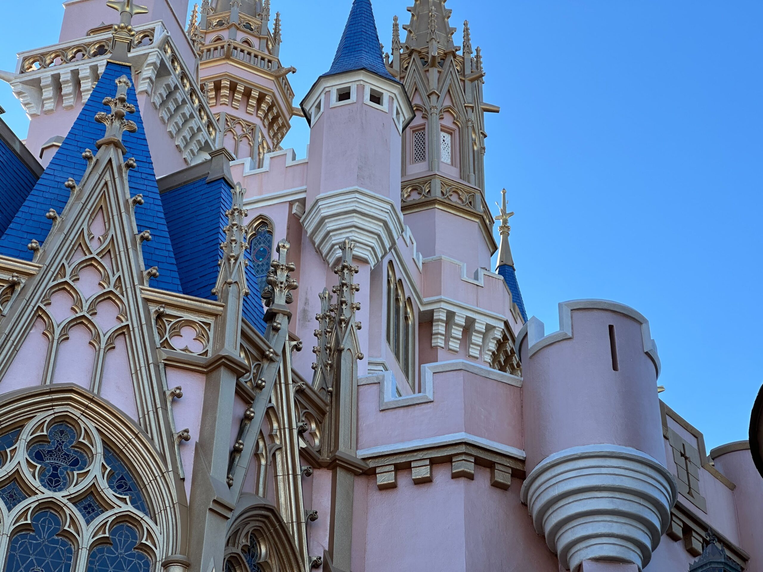 Cinderella Castle Moat Drained, Repainting Continues at Magic Kingdom