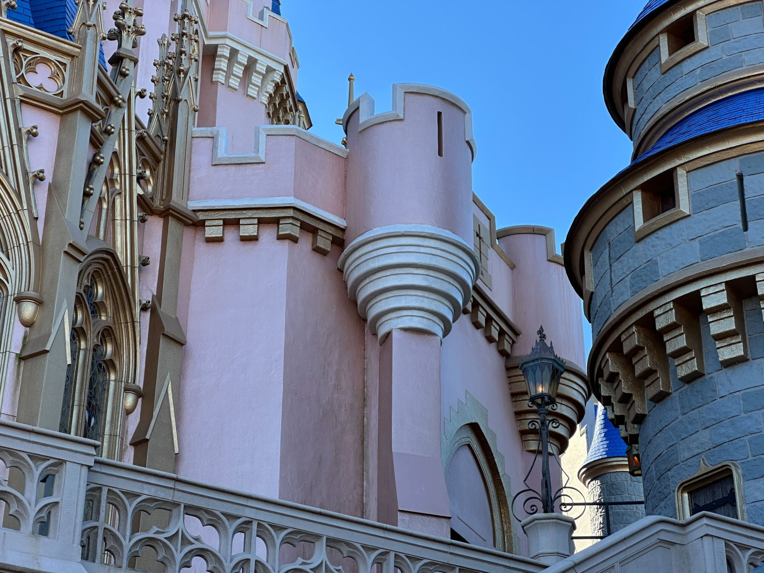Cinderella Castle Moat Drained, Repainting Continues at Magic Kingdom