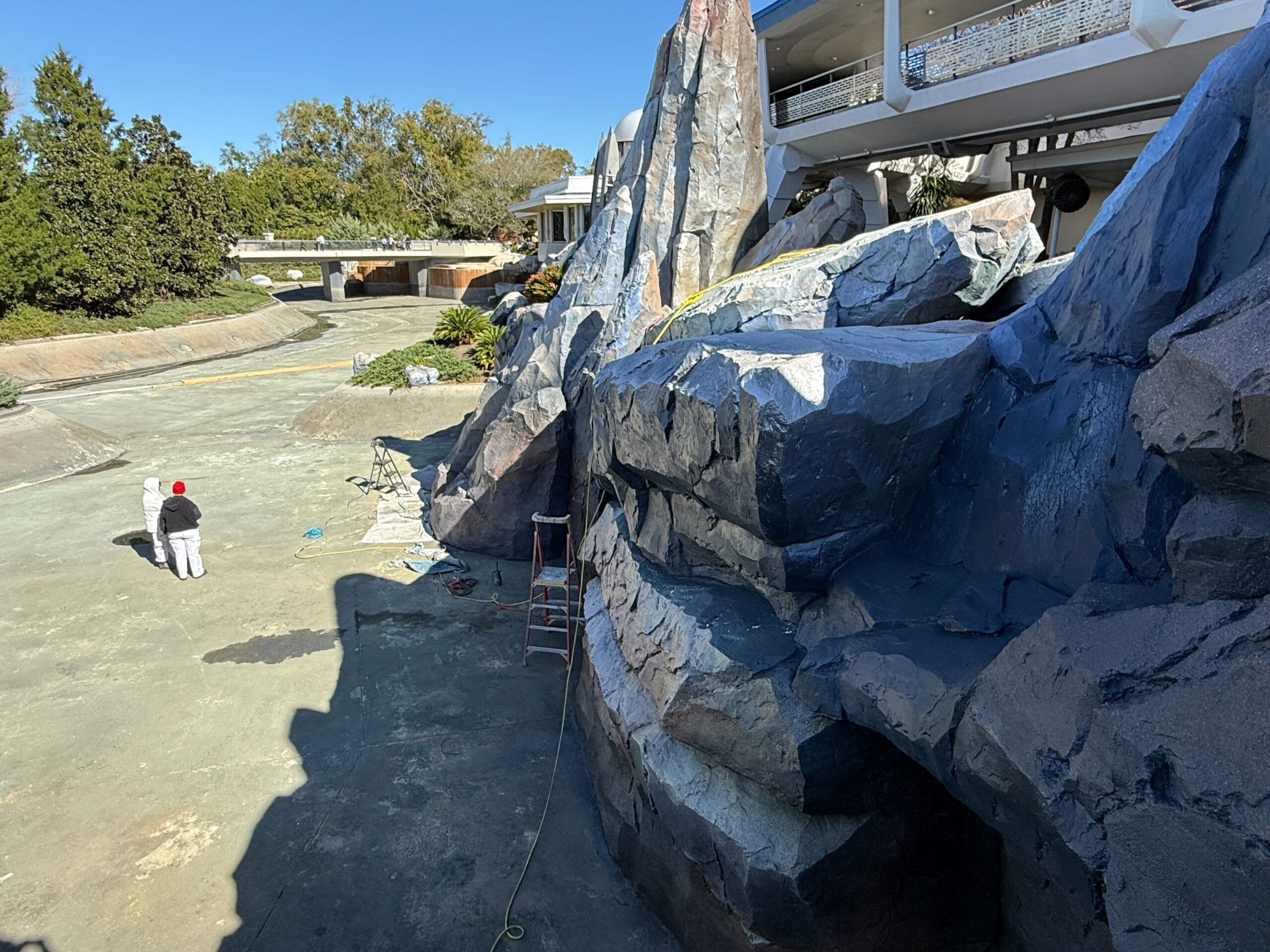 Tomorrowland Rocks at Magic Kingdom Getting New Darker Color
