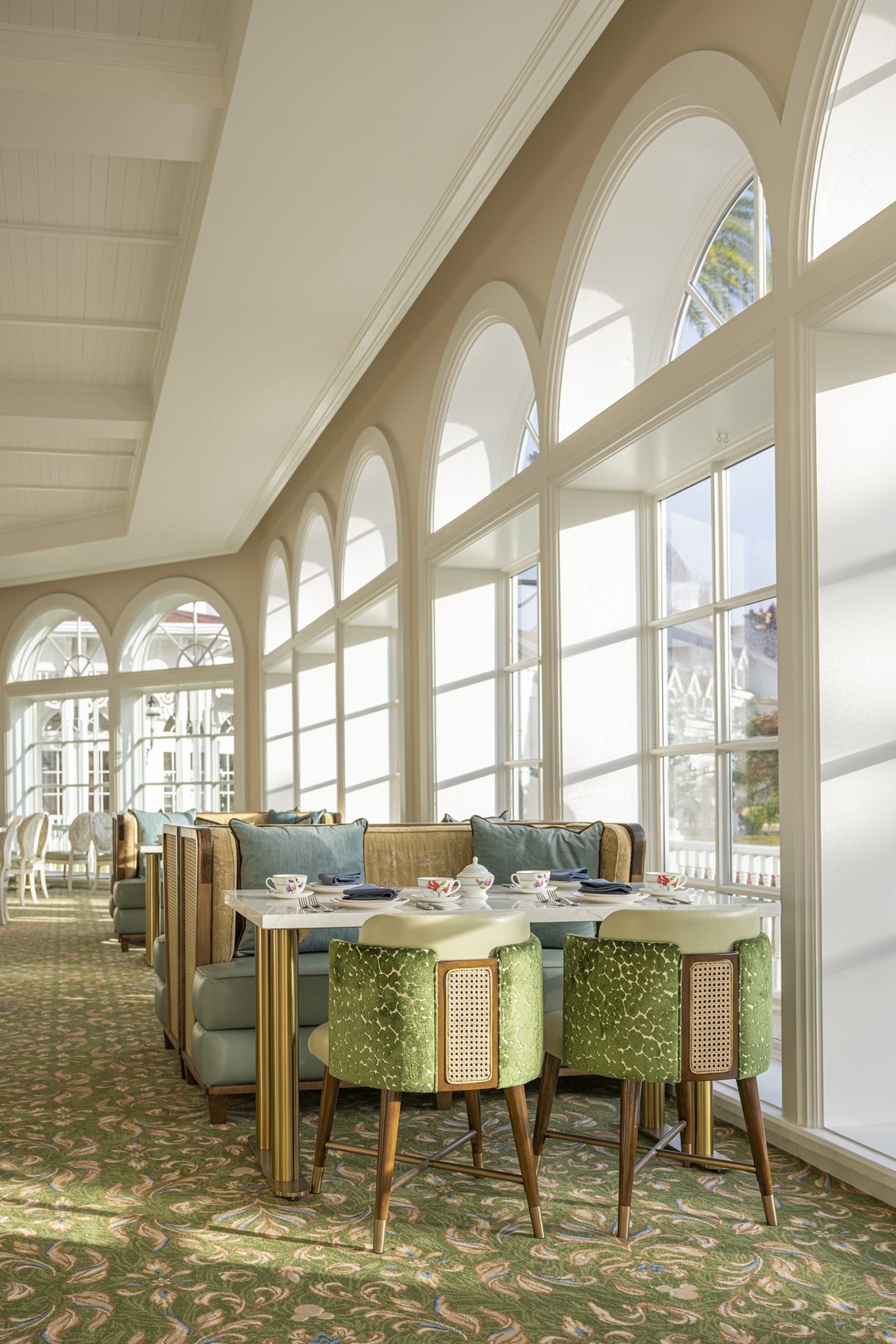 First Look Inside Completed Garden View Tea Room at Disney's Grand Floridian Resort