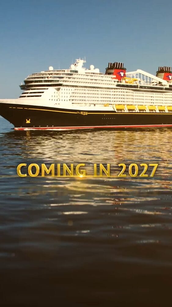 Screenshot from Disney Cruise Line's official reveal of the Disney Believe cruise ship