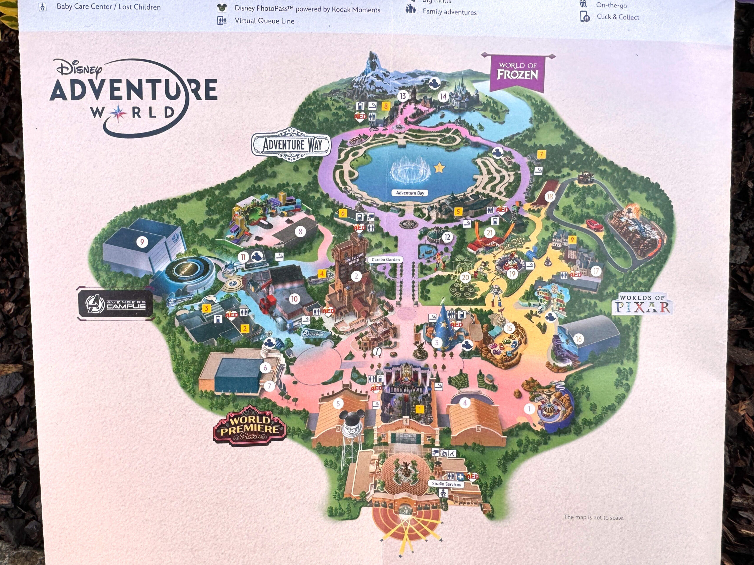 Disney スーベニアマップ meguuuth_disney です🎠💖 ＼ スーベニアメダルMAP ／ 10月中旬(現在