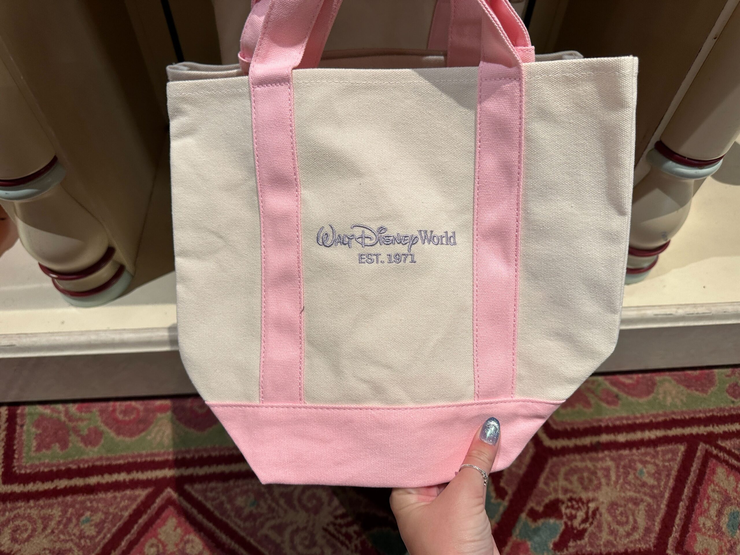 Walt Disney World Pink Castle & Balloons Tote