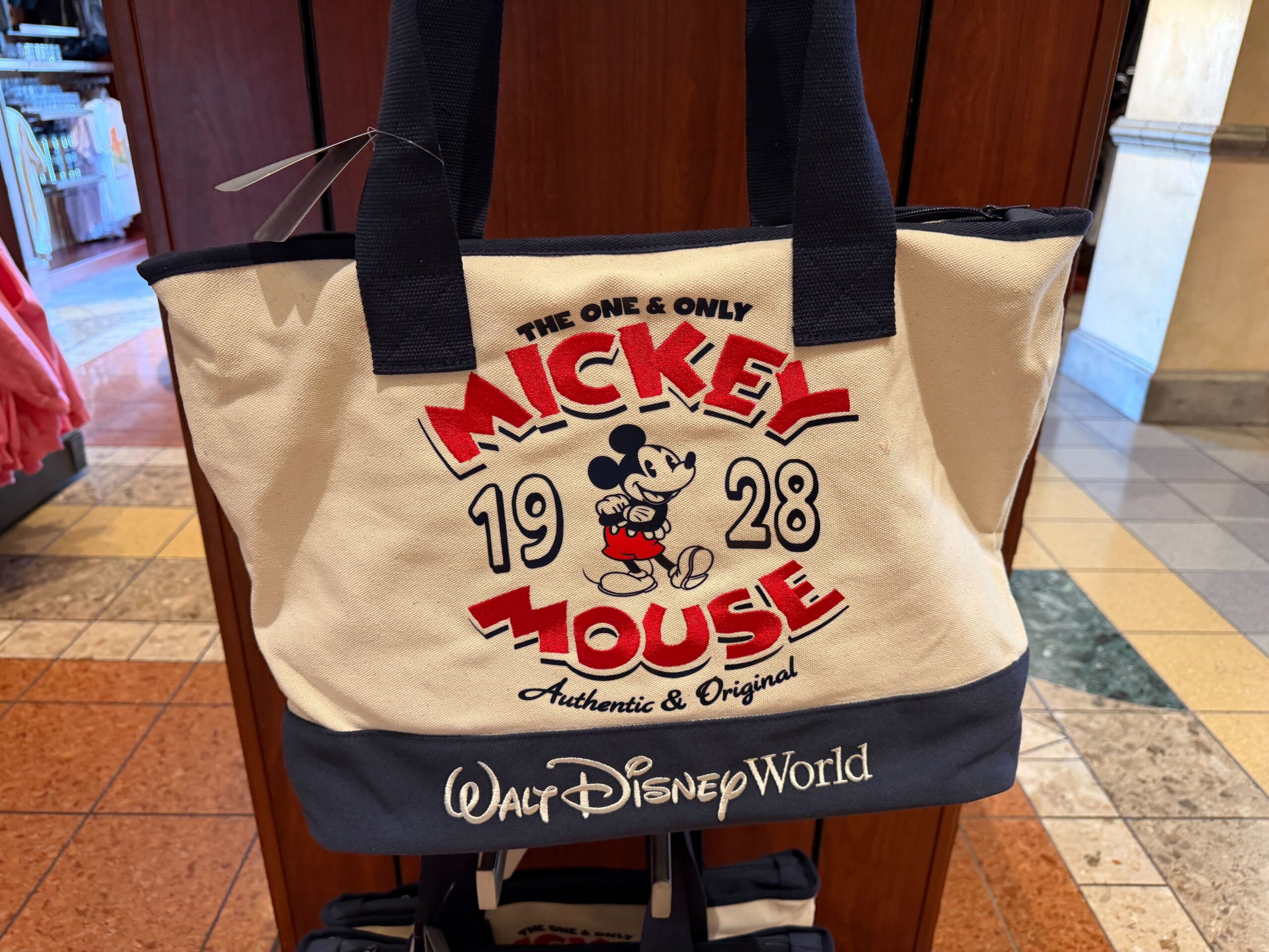 Walt Disney World Mickey Mouse Canvas Tote
