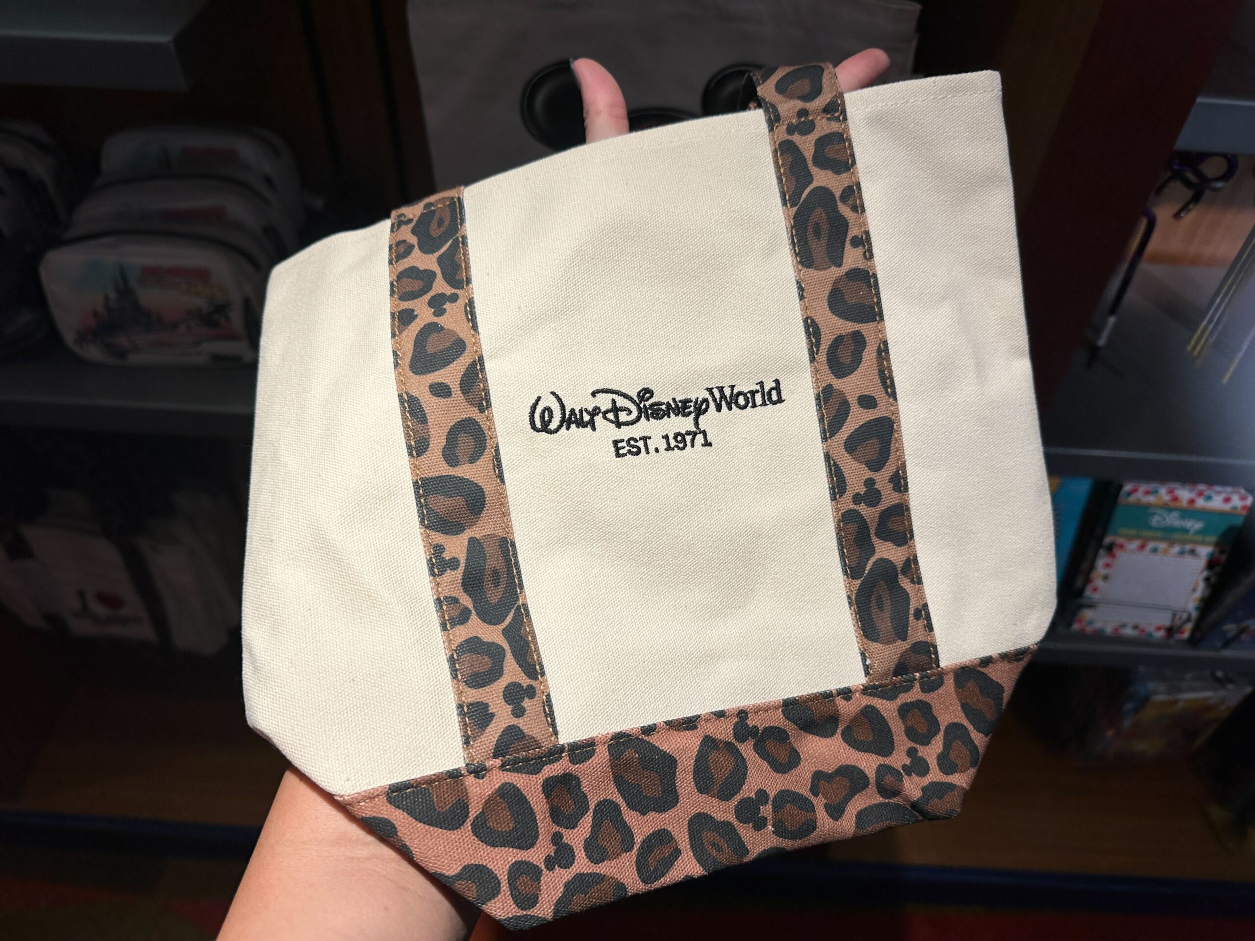 I ❤️ Walt Disney World Leopard Mini Tote