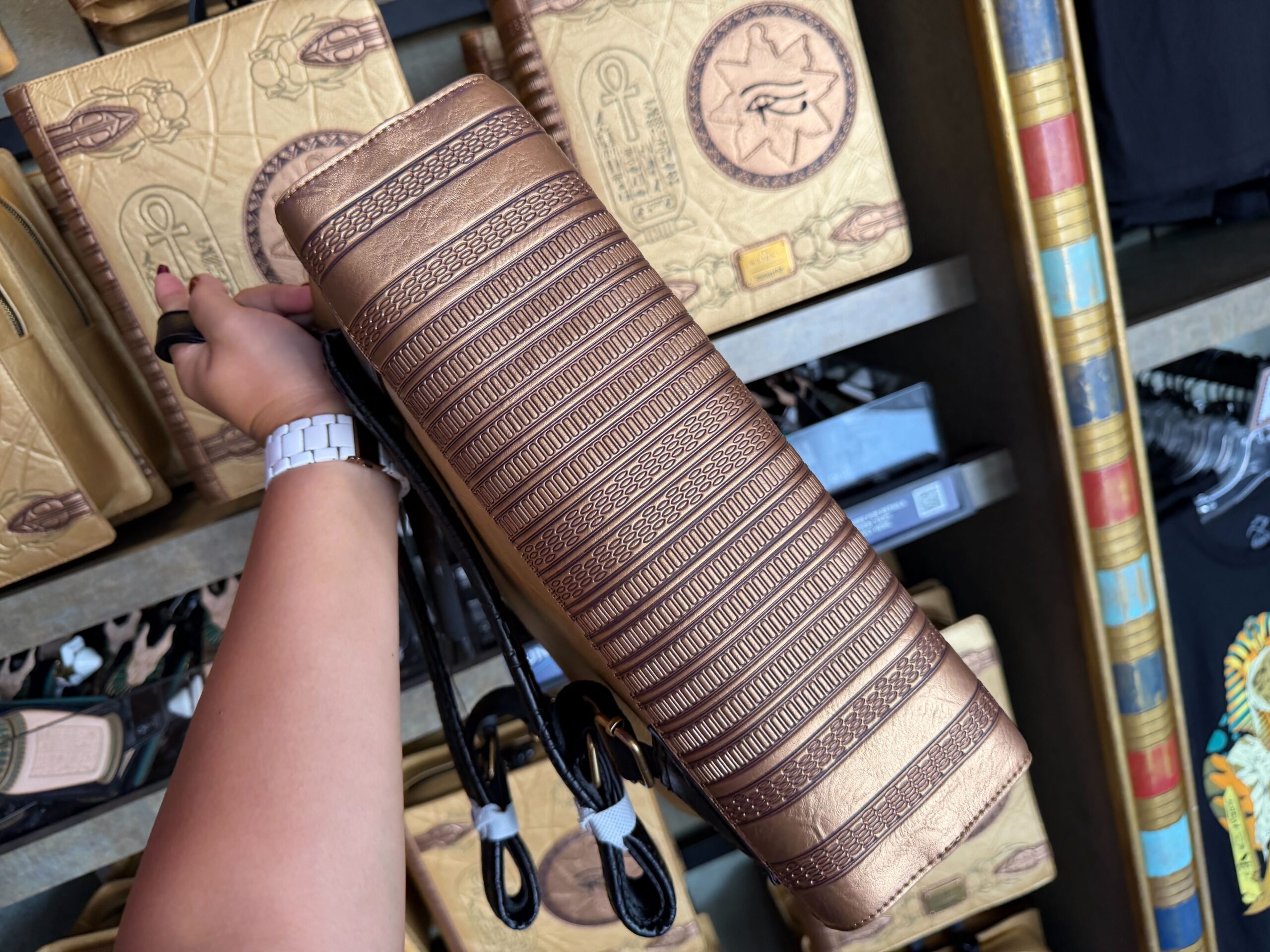 'The Mummy' Loungefly Golden Book of Amun-Ra backpack at Universal Studios Florida