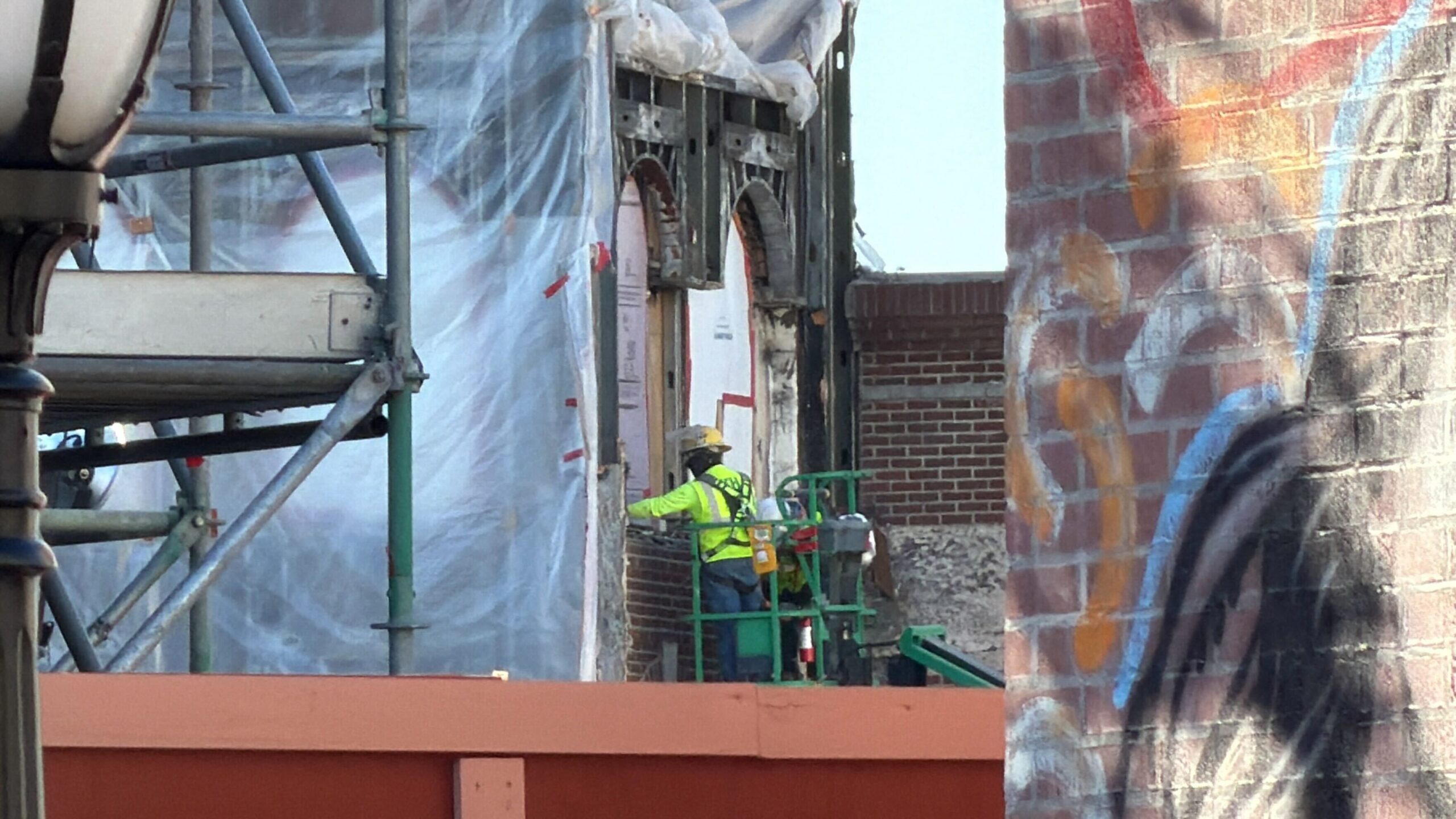It’s a Wonderful Shop Windows Demolished as Monstropolis Construction Continues in Hollywood Studios