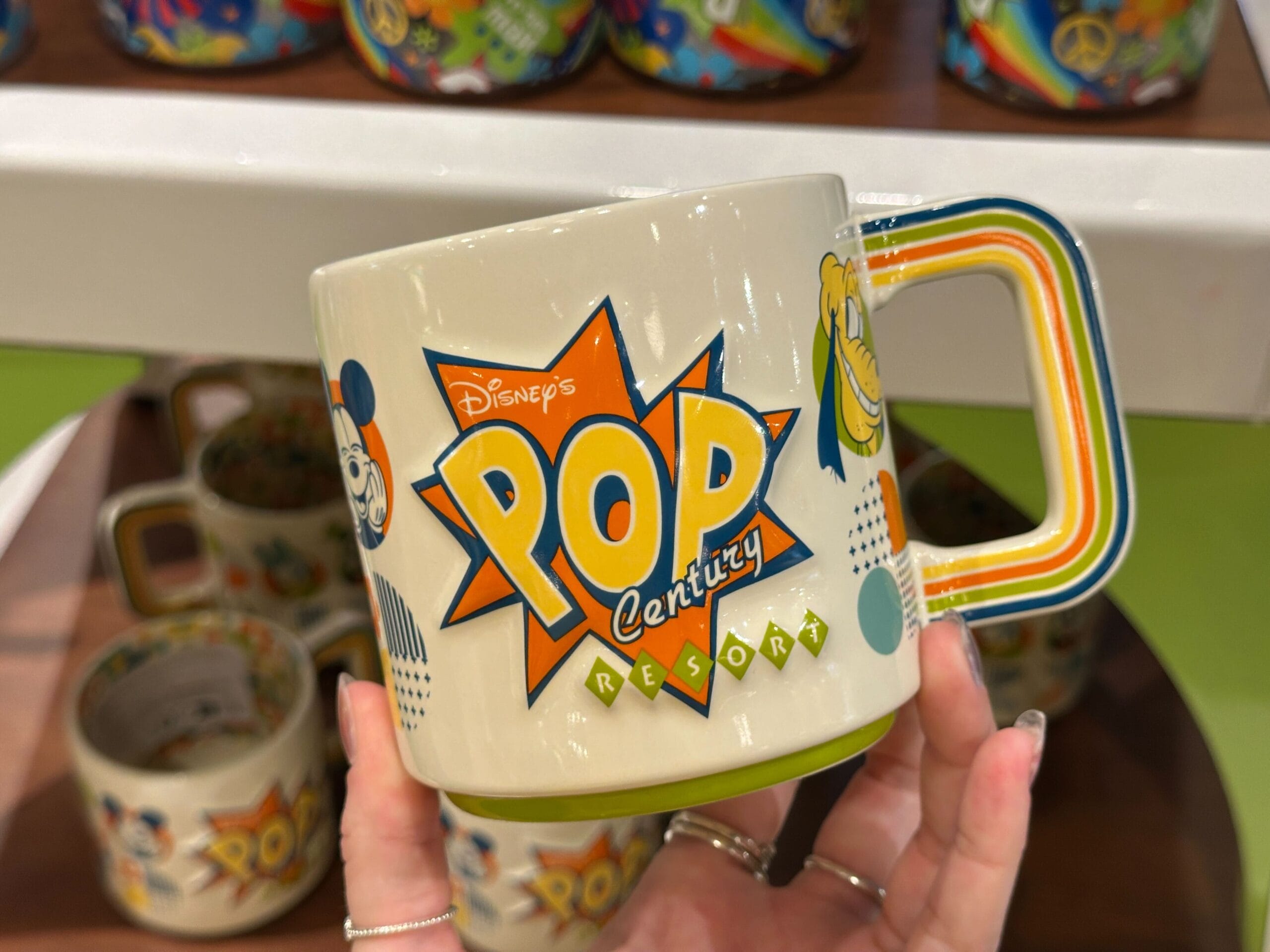 Sensational Six Featured on Retro Pop Century Mug at Walt Disney World