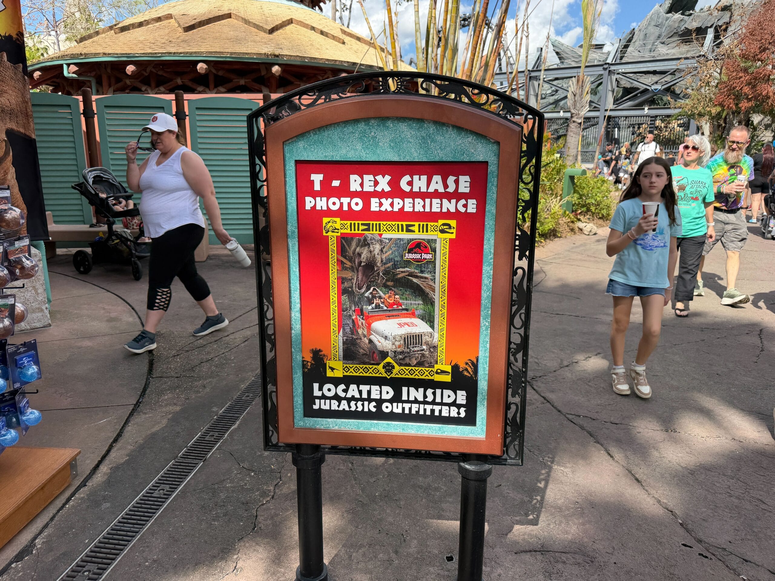 Jurassic Park T. Rex Chase Photo-Op Experience at Islands of Adventure