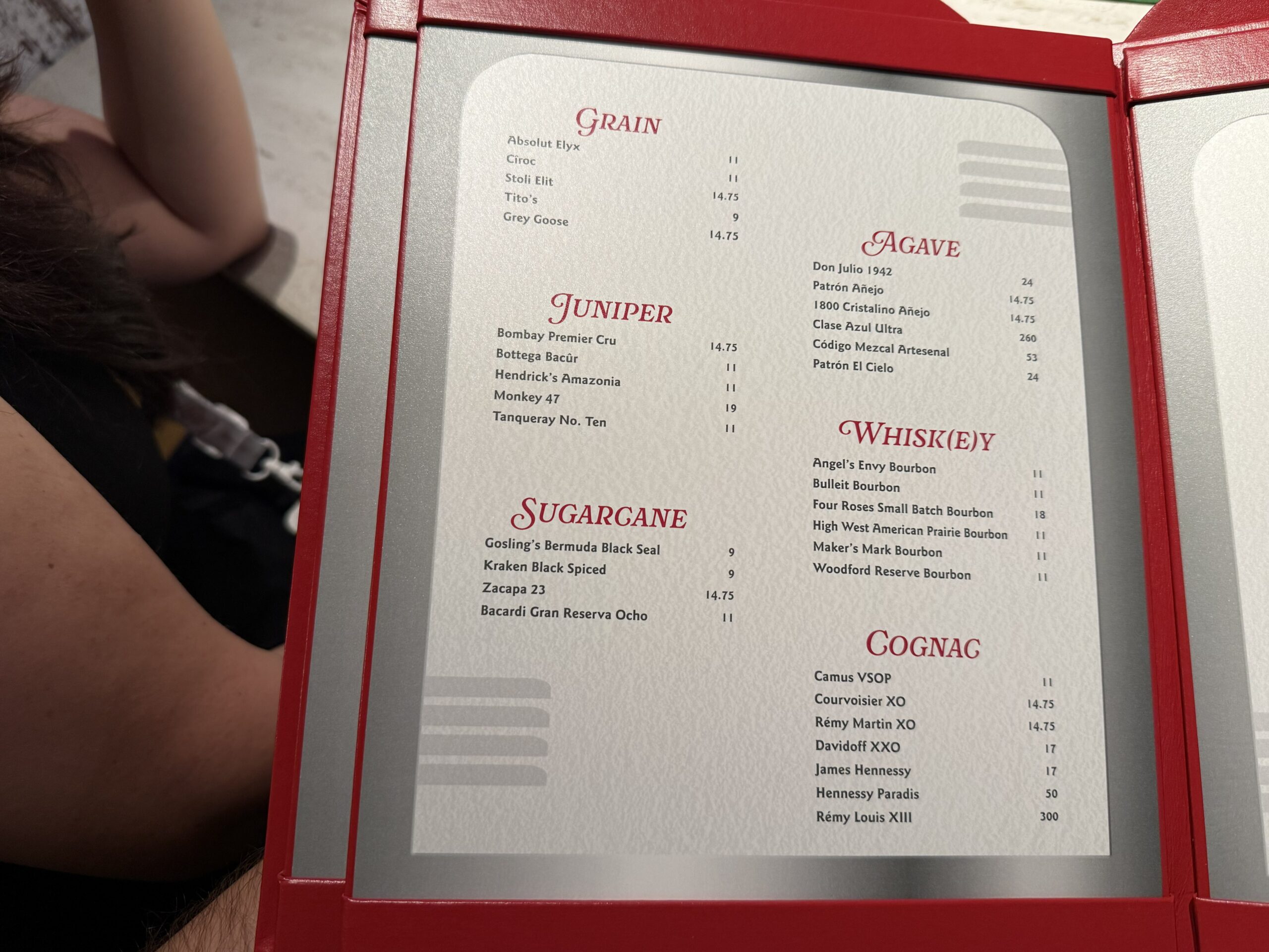 'Luca'-Themed Taverna Portorosso Sports Bar menu on the Disney Adventure