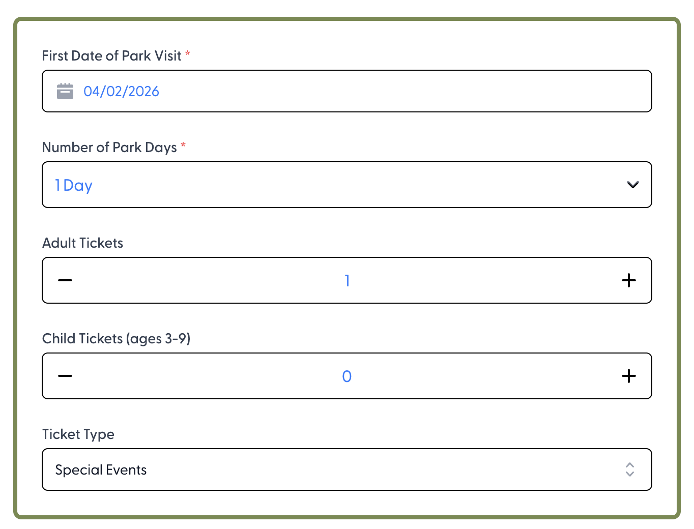 When you're on the Unlocked Magic website, go to the "Disney Tickets" page. Once you're there, you'll put in the date you're looking for and change the "Ticket Type" to "Special Events." This will populate the After Hours that is happening around that time.