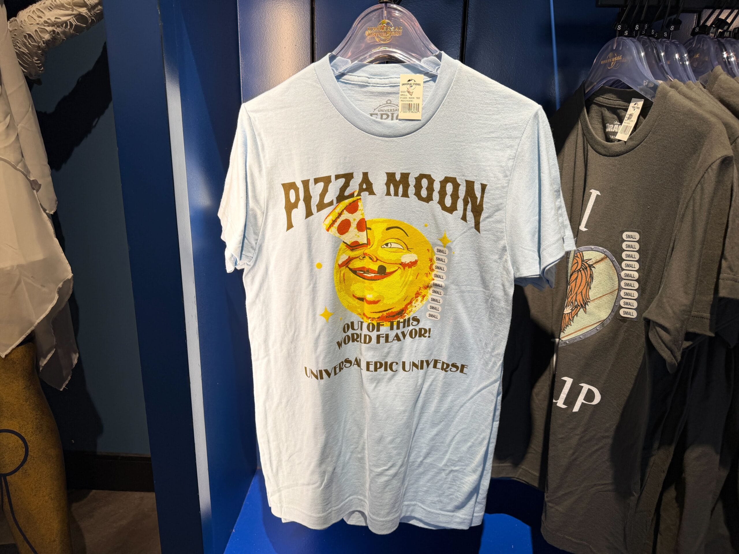 Epic Universe t-shirt refresh at the CityWalk Epic Universe Preview Center shop.