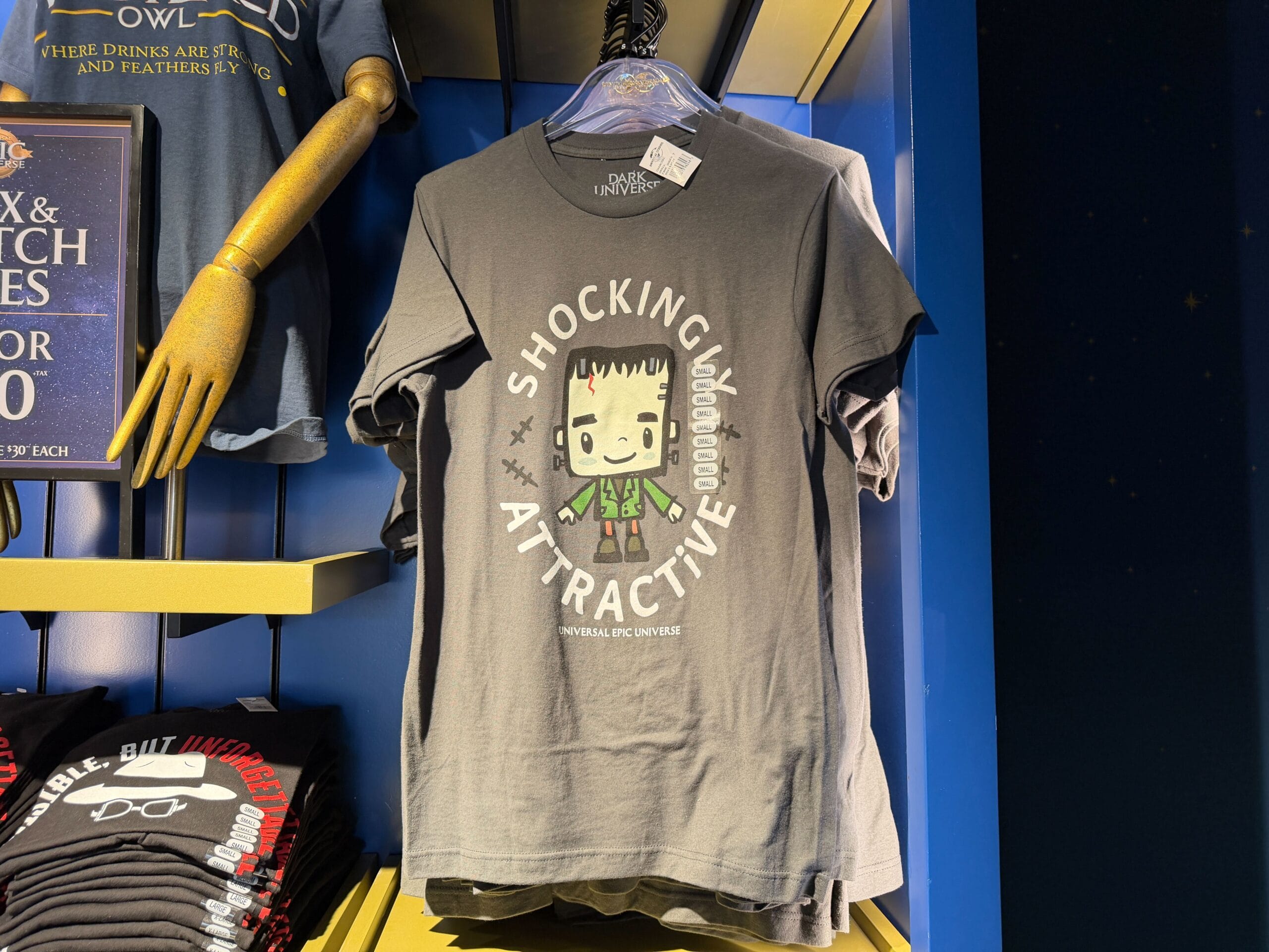 Epic Universe t-shirt refresh at the CityWalk Epic Universe Preview Center shop.