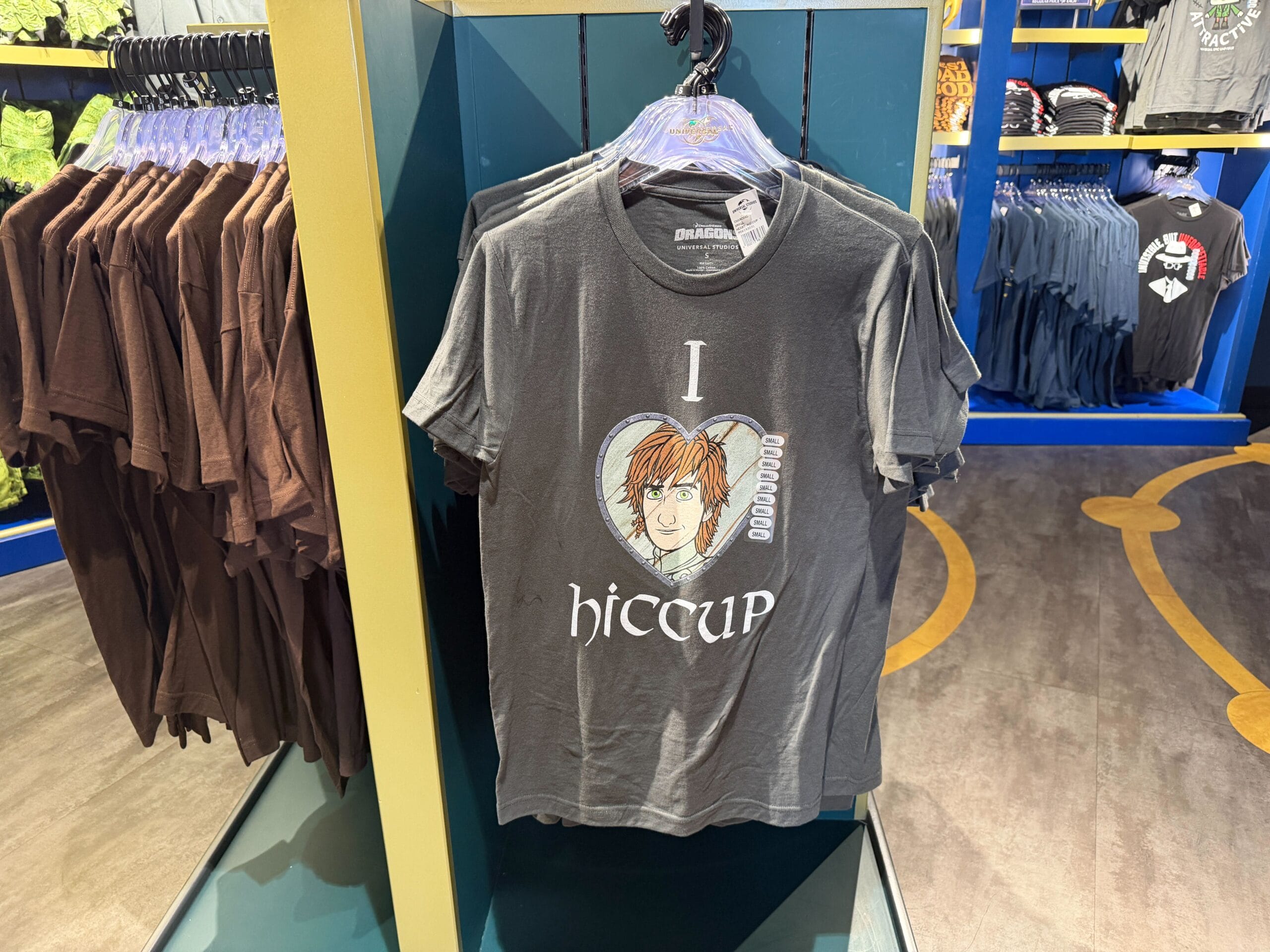 Epic Universe t-shirt refresh at the CityWalk Epic Universe Preview Center shop.
