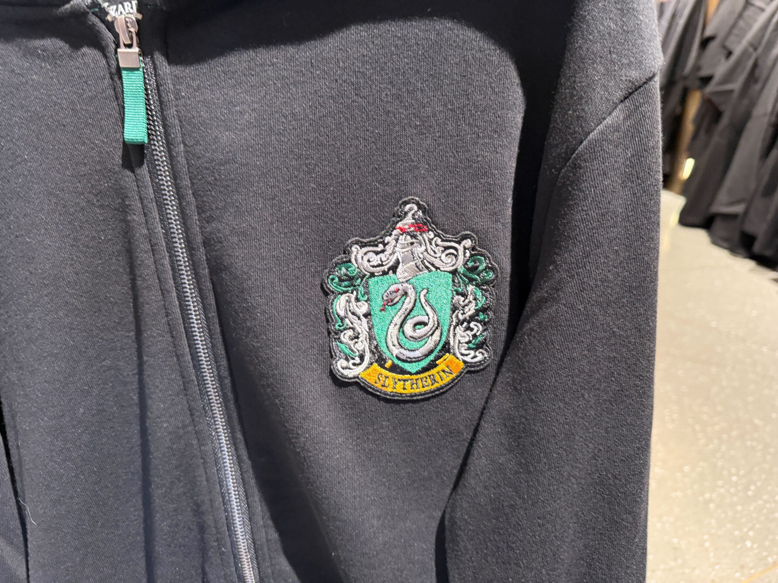 Hogwarts House hoodies available at Universal Orlando Resort