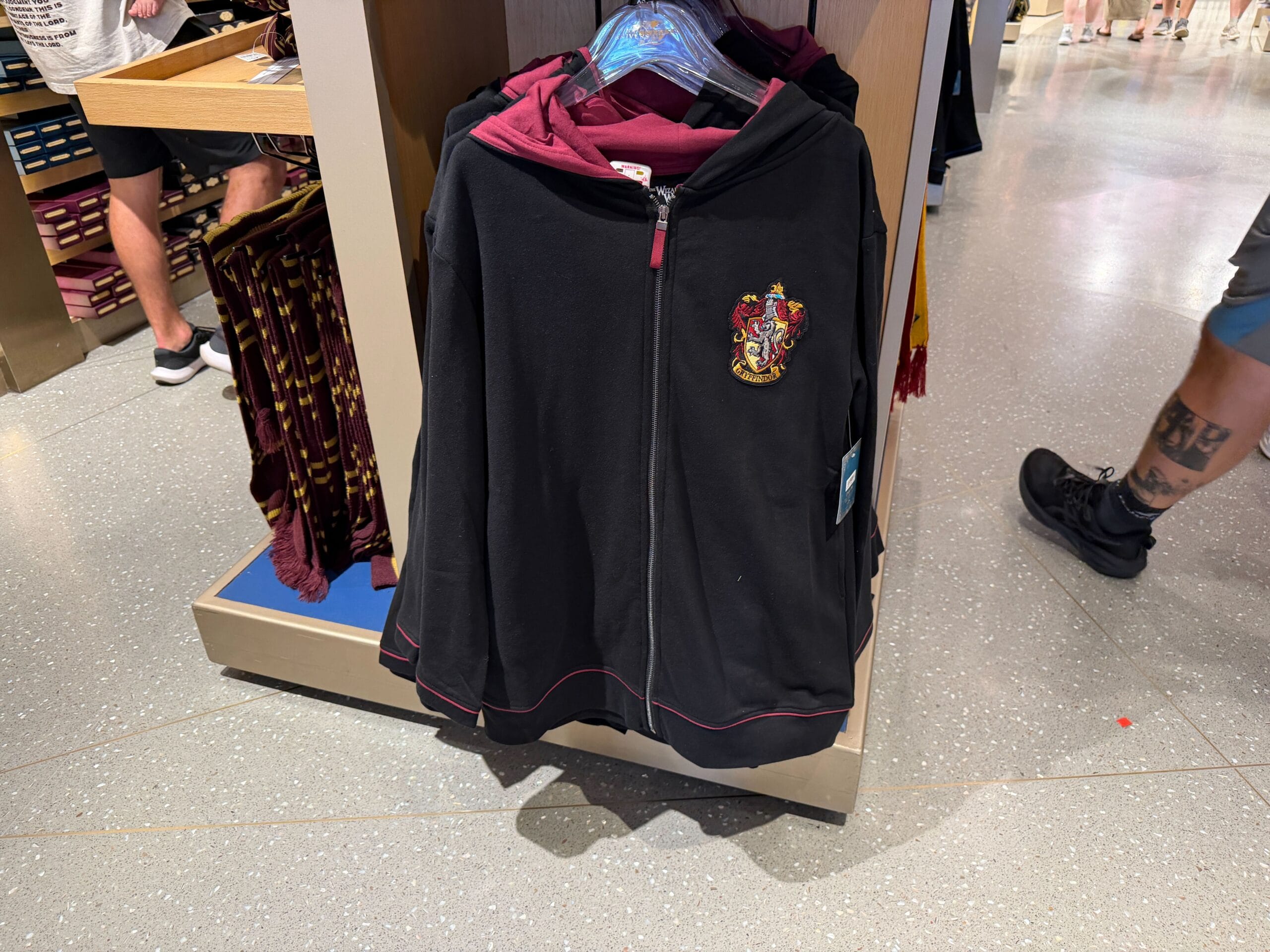 Hogwarts House hoodies available at Universal Orlando Resort