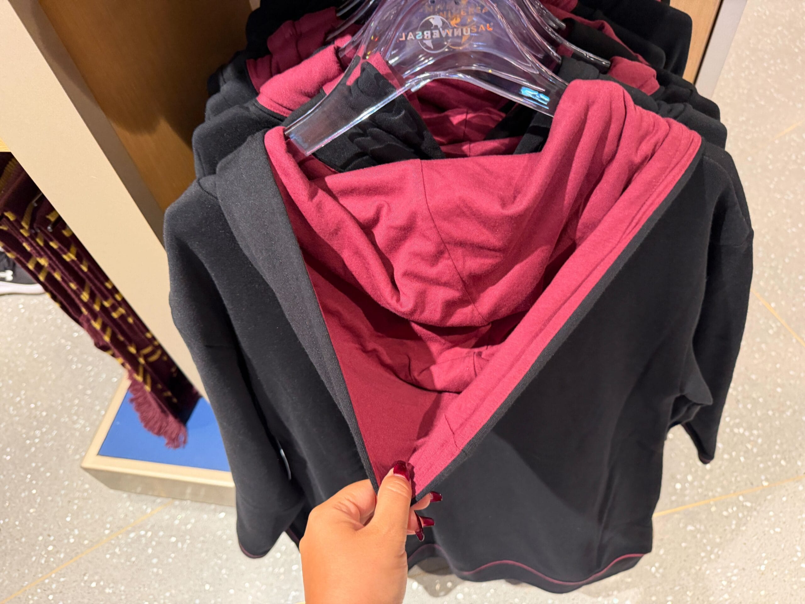 Hogwarts House hoodies available at Universal Orlando Resort