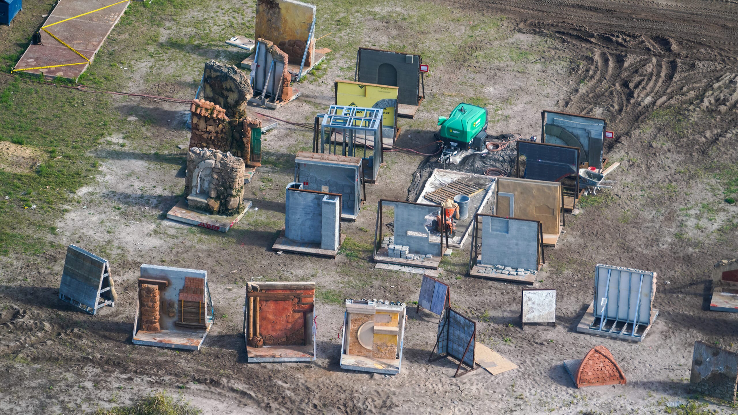 Aerial photos of Tropical Americas construction in Disney's Animal Kingdom in Walt Disney World