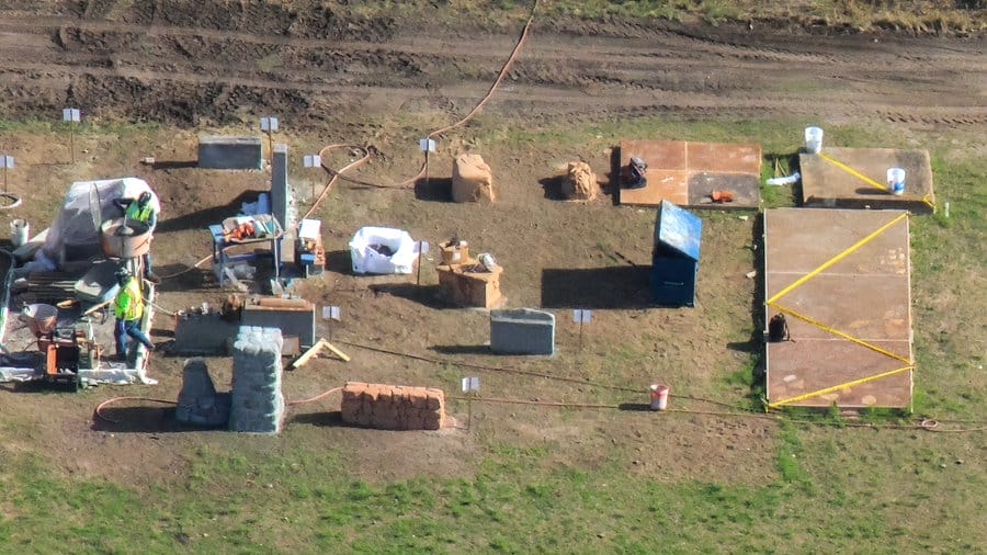 Aerial photos of Tropical Americas construction in Disney's Animal Kingdom in Walt Disney World