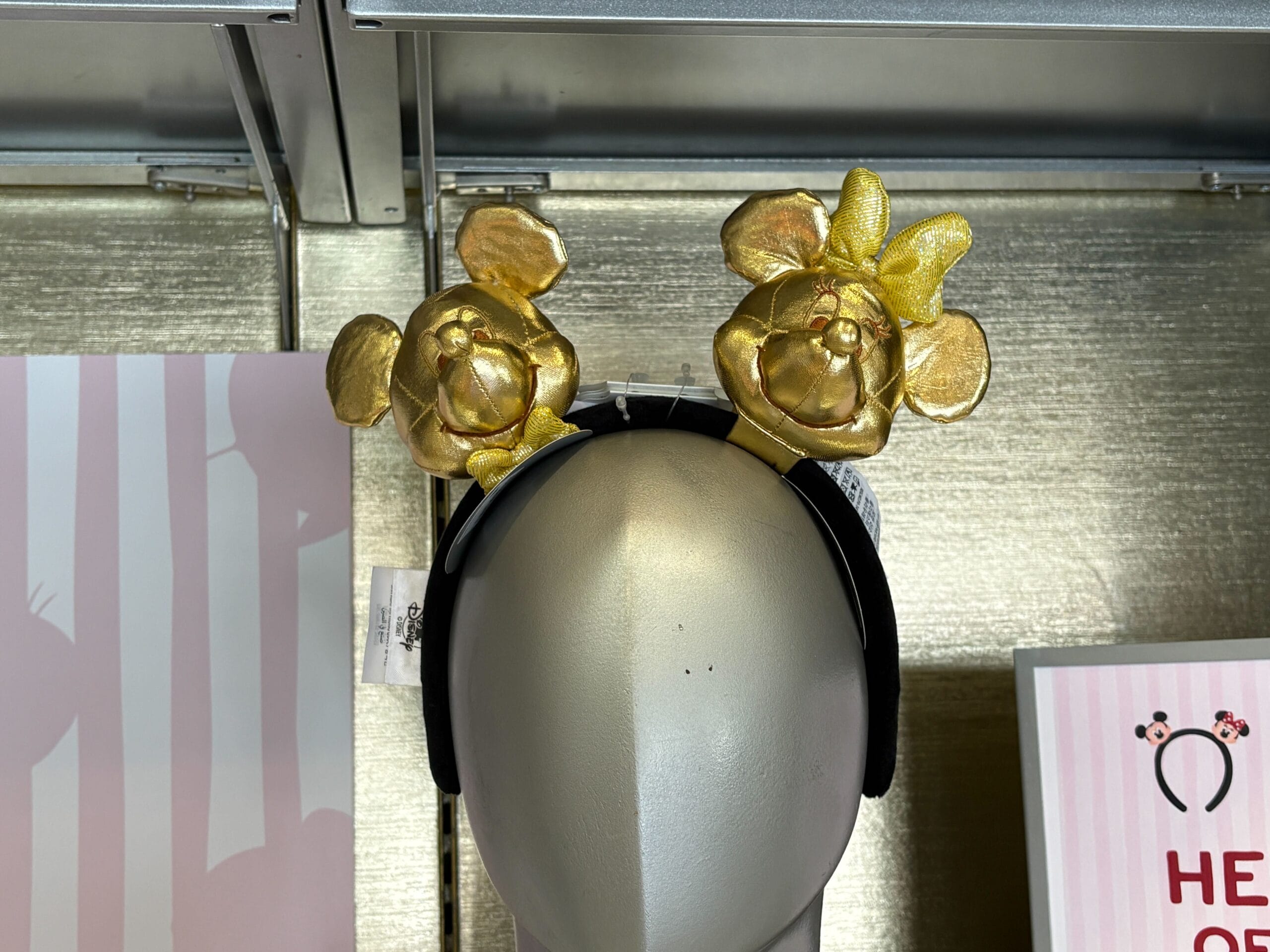 Be Golden with Mickey & Minnie Create Your Own Headband Plush at Disney World