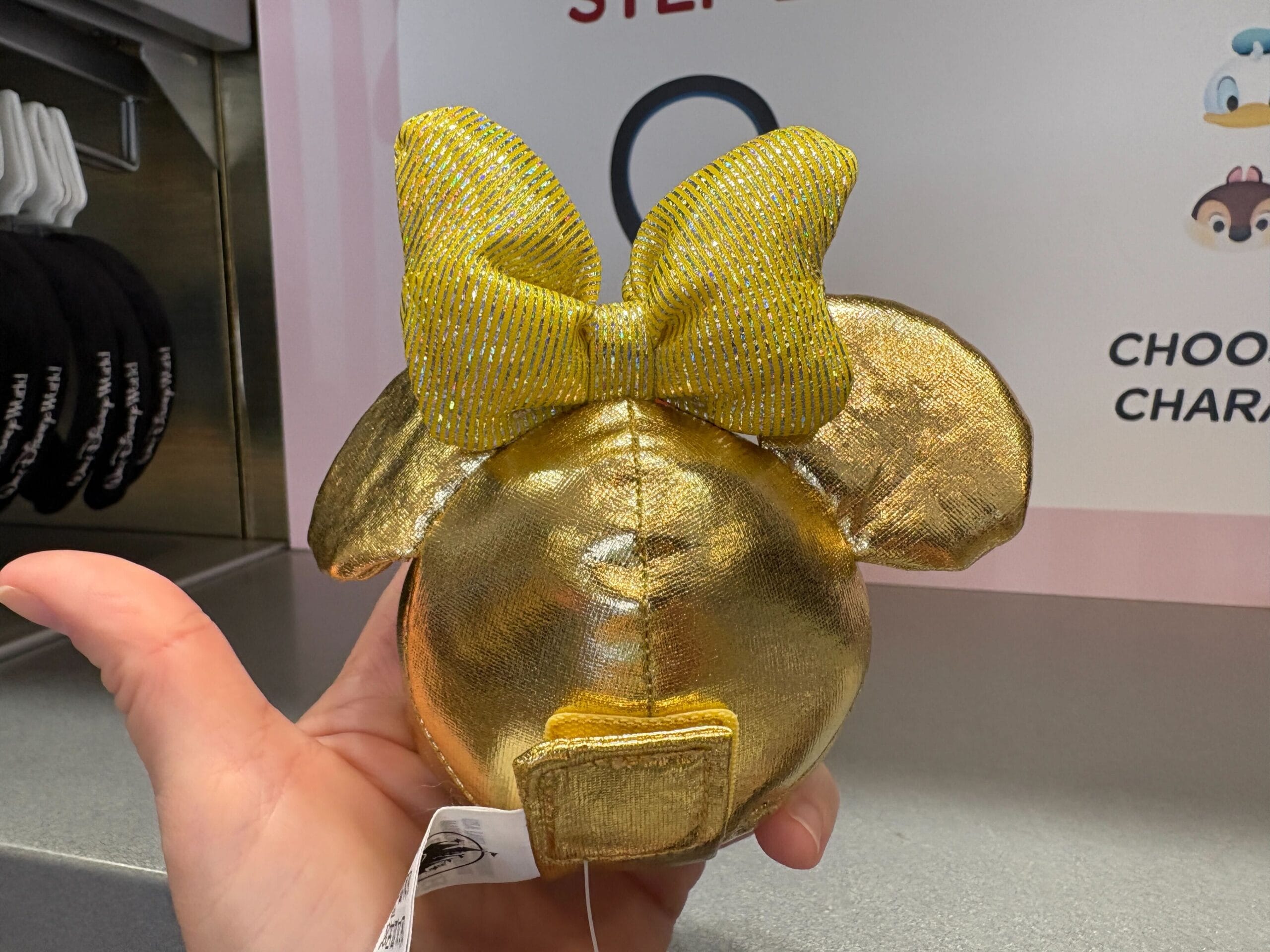 Golden Mickey and Minnie Create Your Own Headband Plush at Disney World