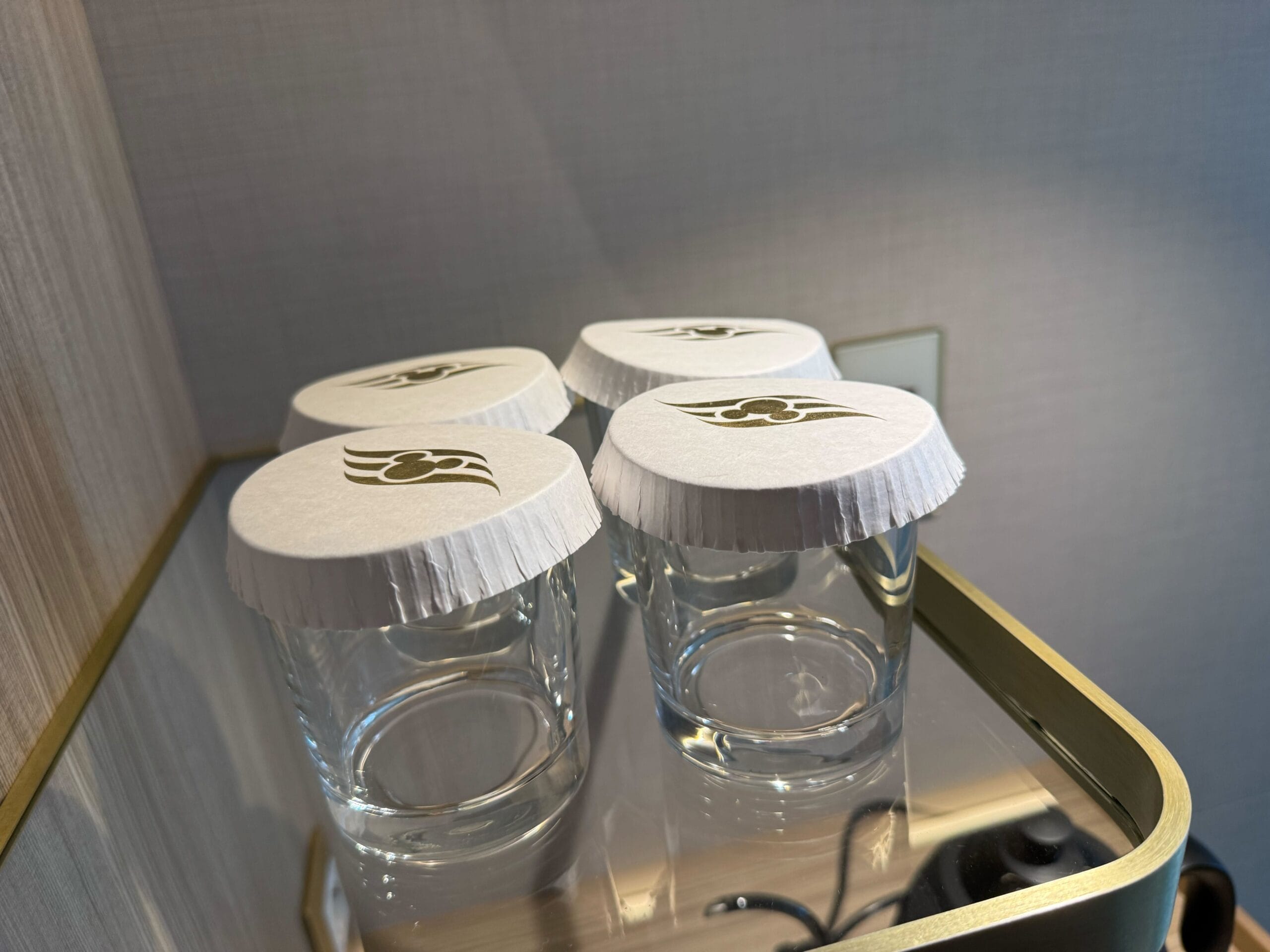 Deluxe Reef View Stateroom with Verandah coffee station