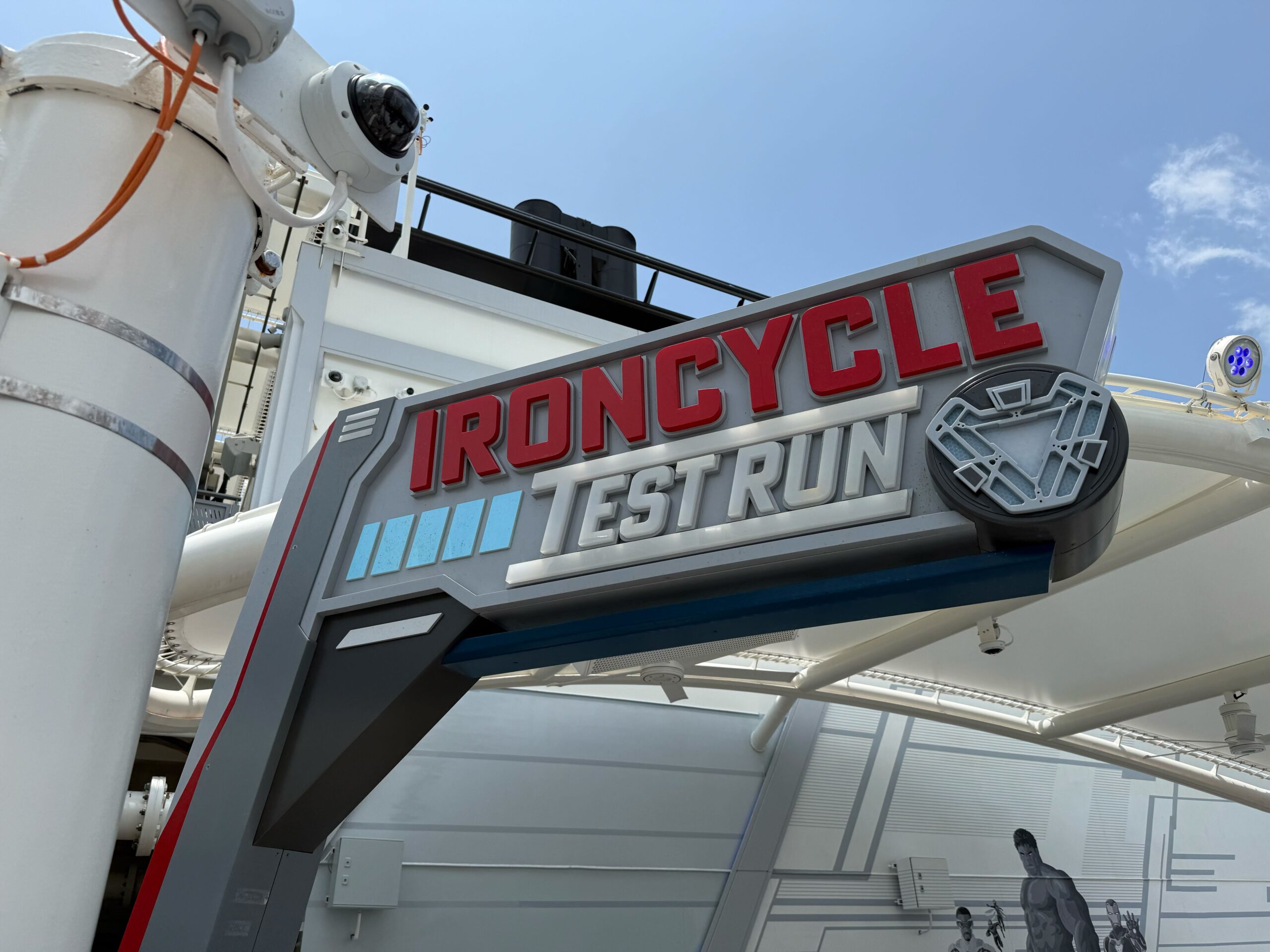 FULL VIDEO: Ironcycle Test Run Roller Coaster at Sea on the Disney Adventure