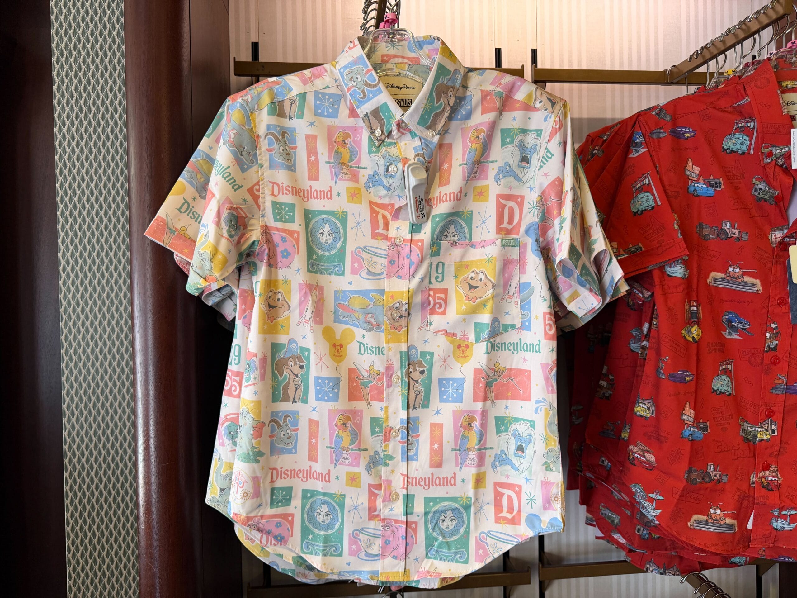 Cars Land, Disneyland, and Star Tours Button-Up Shirts Arrive to Disneyland Resort