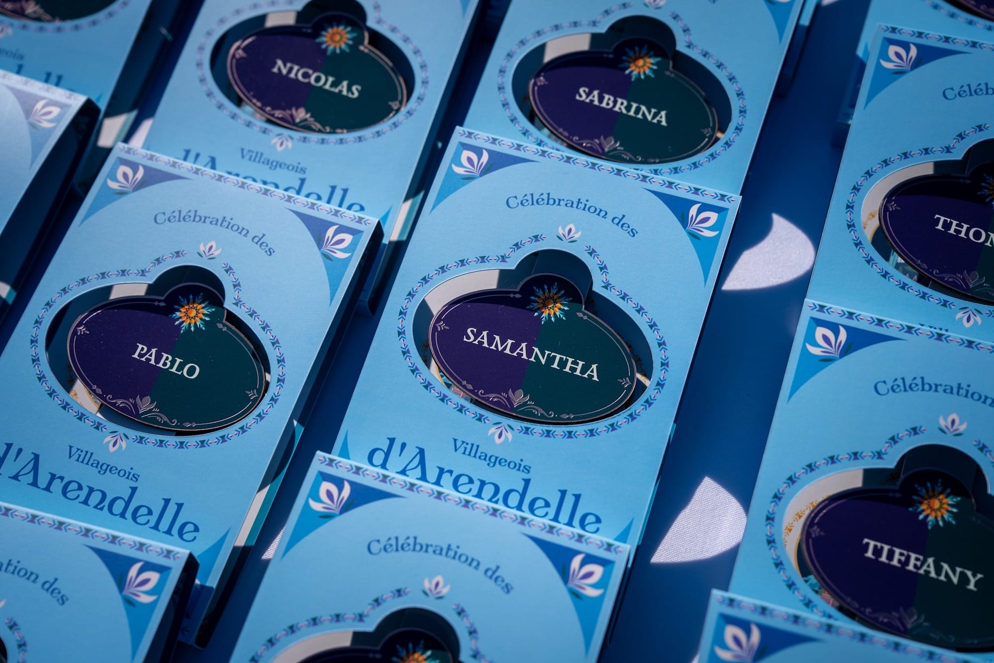 World of Frozen name tags
