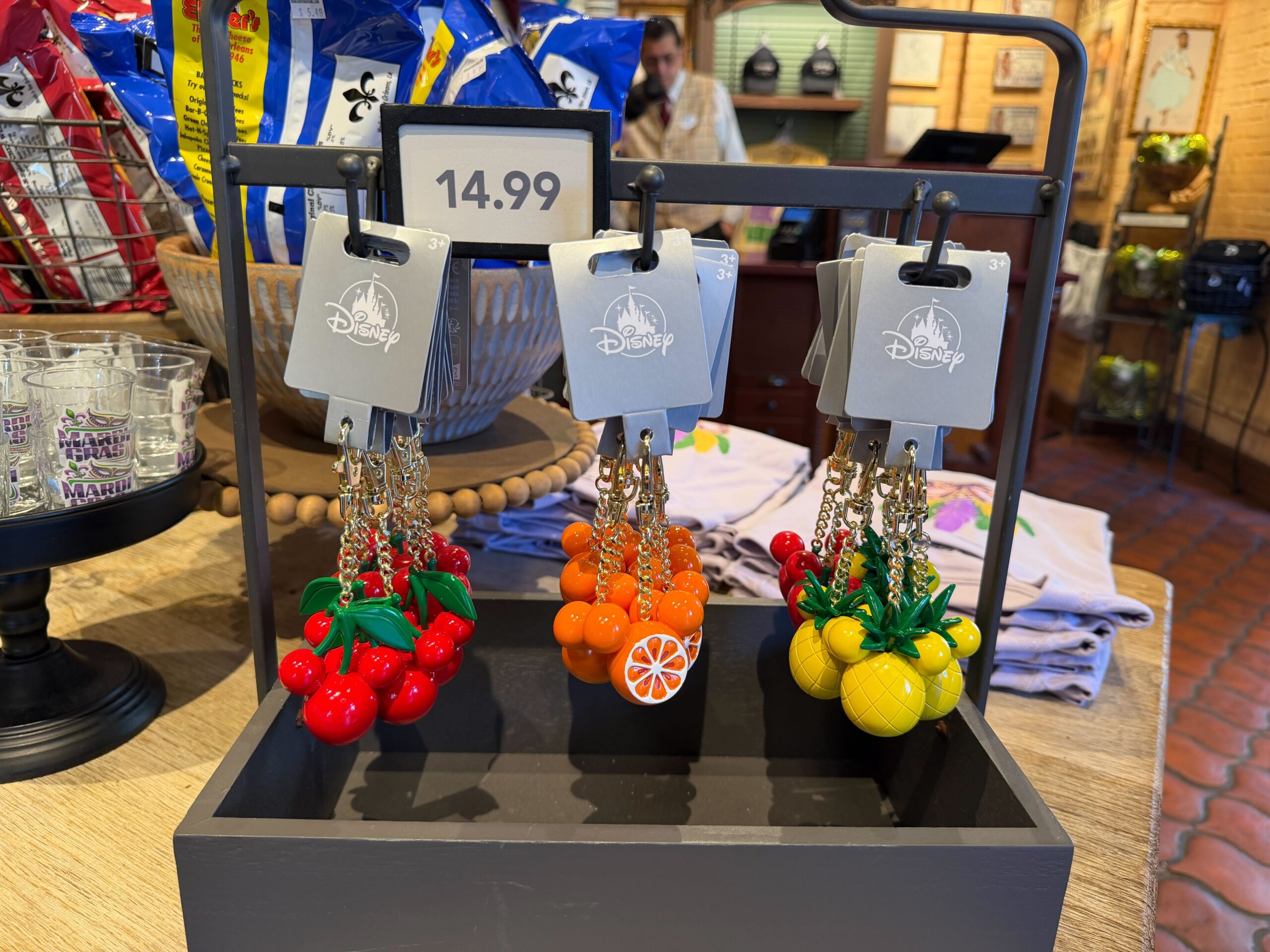 Mickey-Shaped Fruity Keychains Now Available at Disneyland Resort