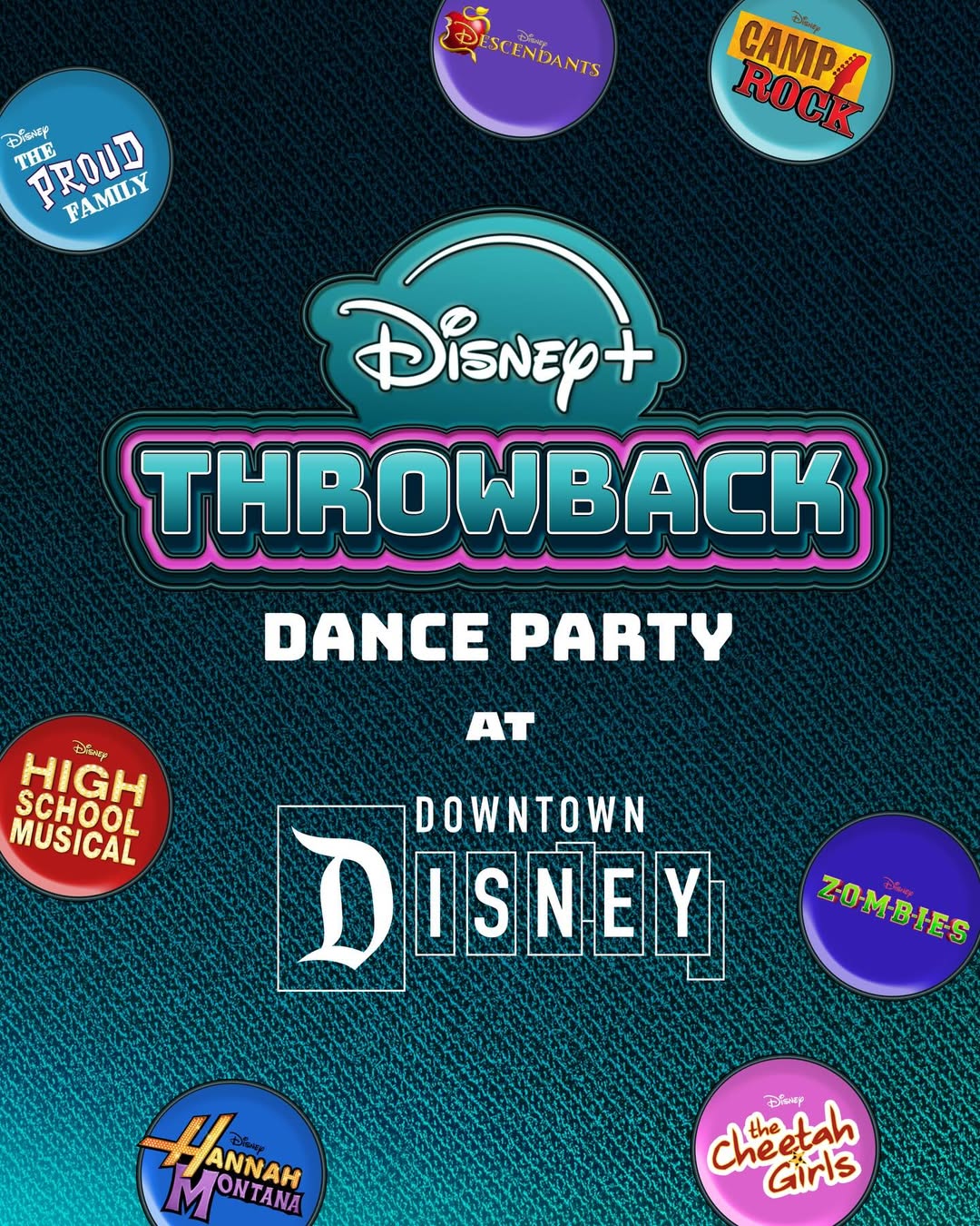 Disney Channel Throwback Dance Parties Coming to Downtown Disney