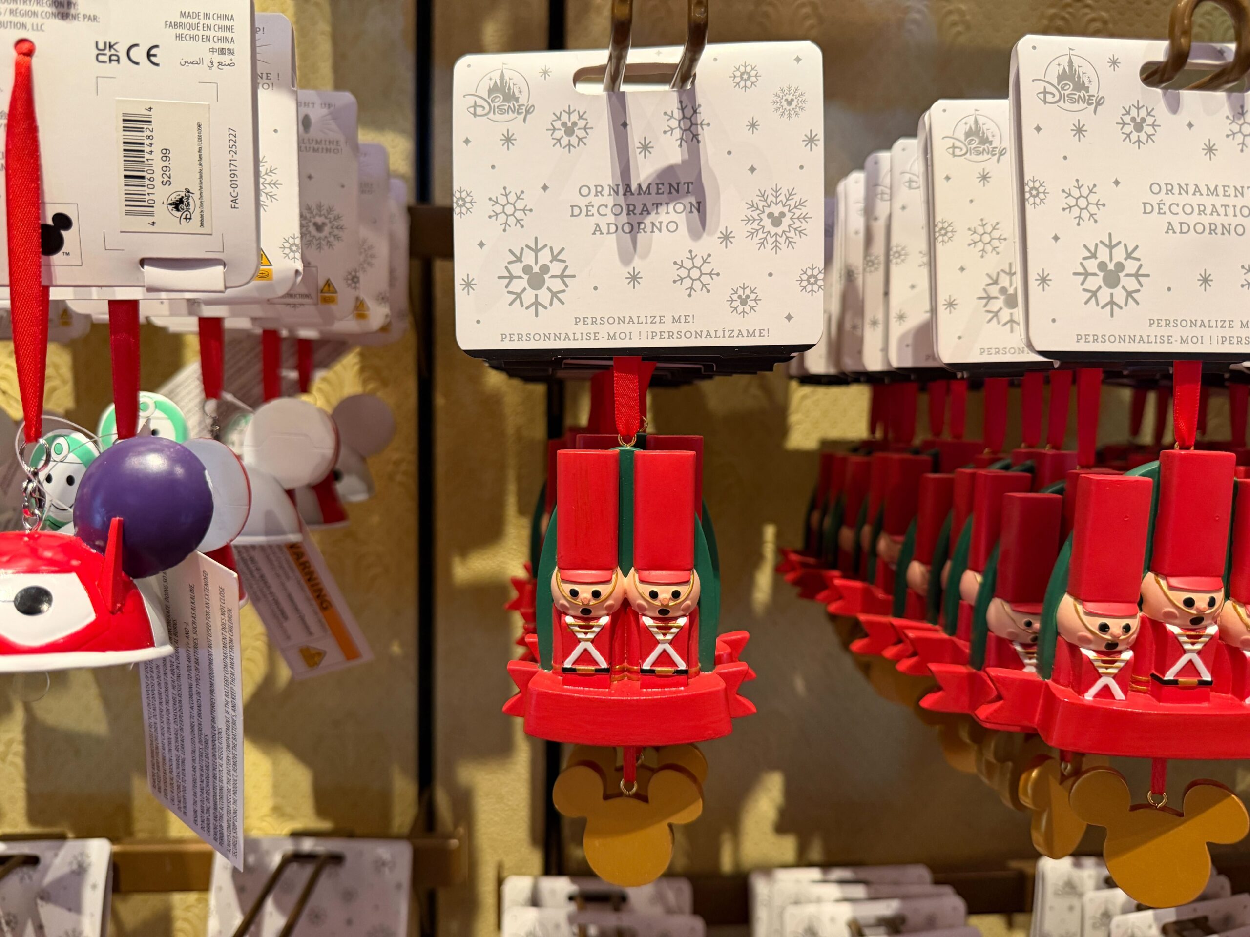 Personalizable Toy Soldier Ornaments Arrive at Disneyland Resort