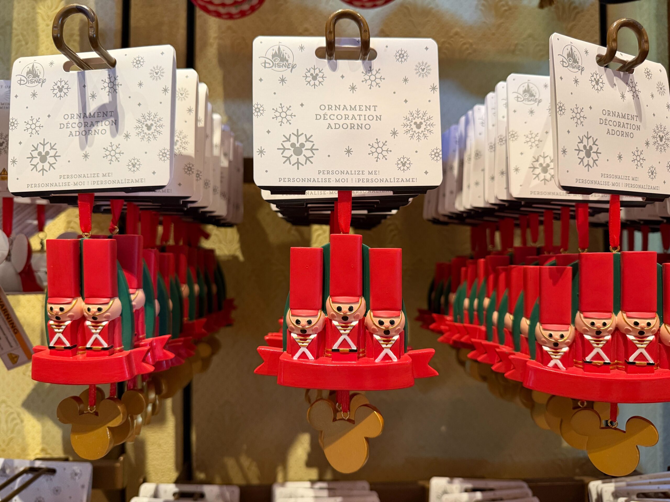 Personalizable Toy Soldier Ornaments Arrive at Disneyland Resort
