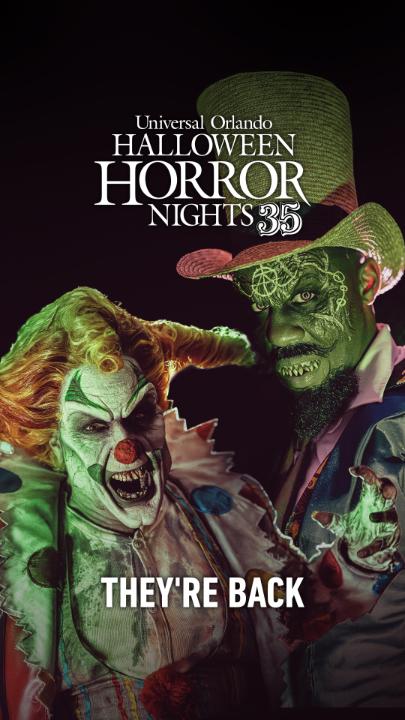 Jack The Clown and Dr. Oddfellow Return for Universal Orlando Halloween Horror Nights 2026