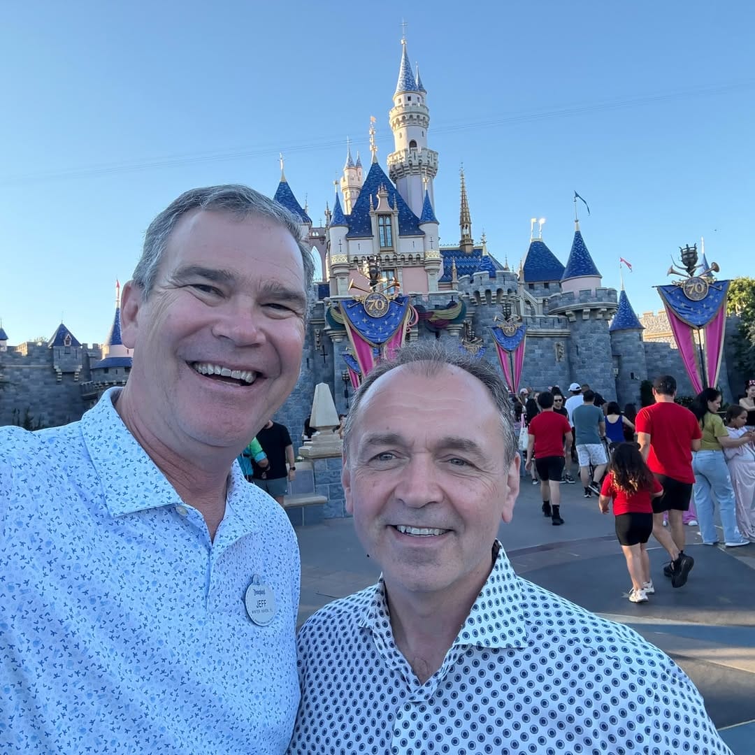Walt Disney World President Jeff Vahle Congratulates Thomas Mazloum on Promotion to Disney Experienc
