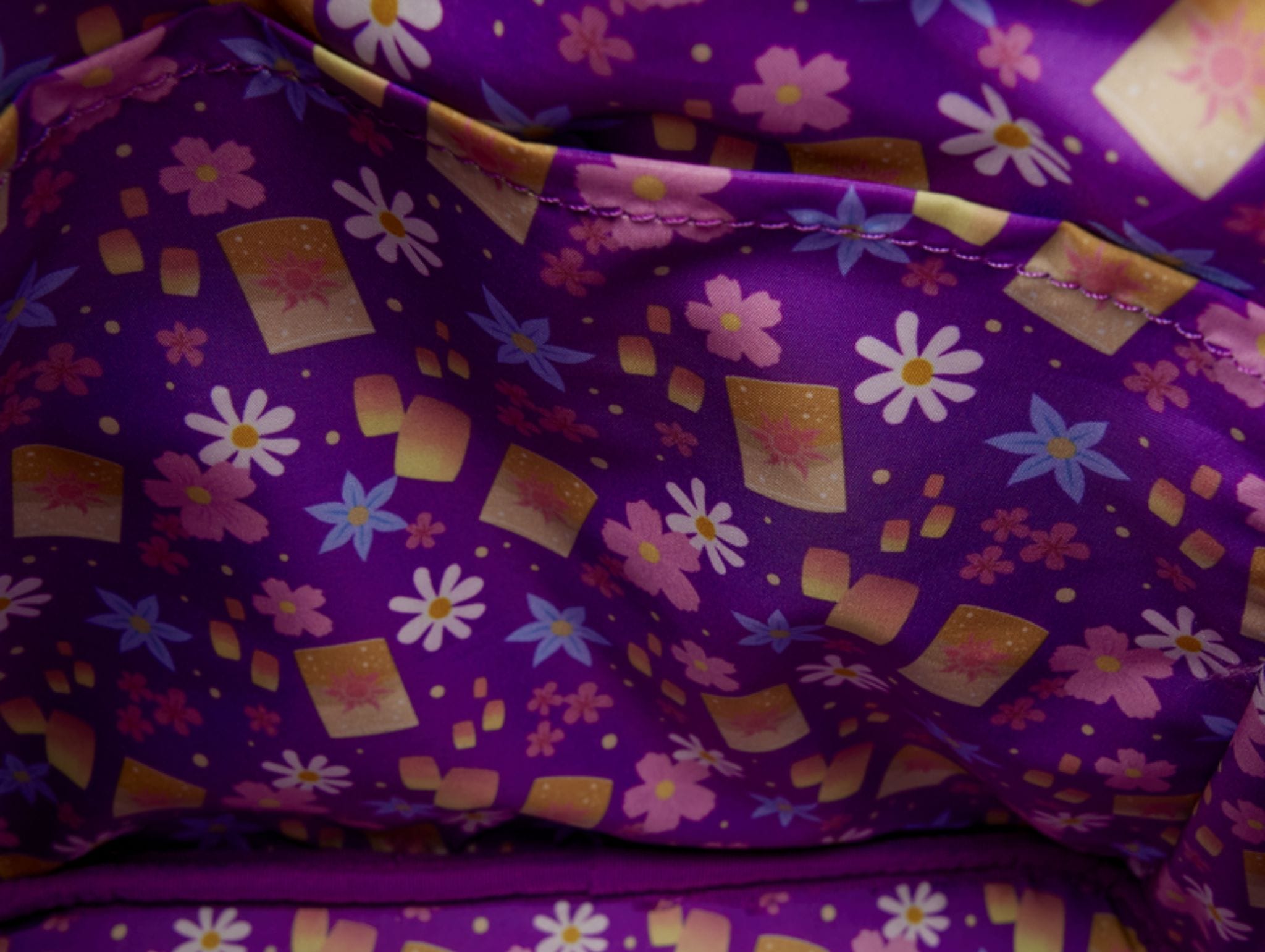 Tangled Rapunzel Exclusive Floral Flap Mini Backpack with Coin Bag