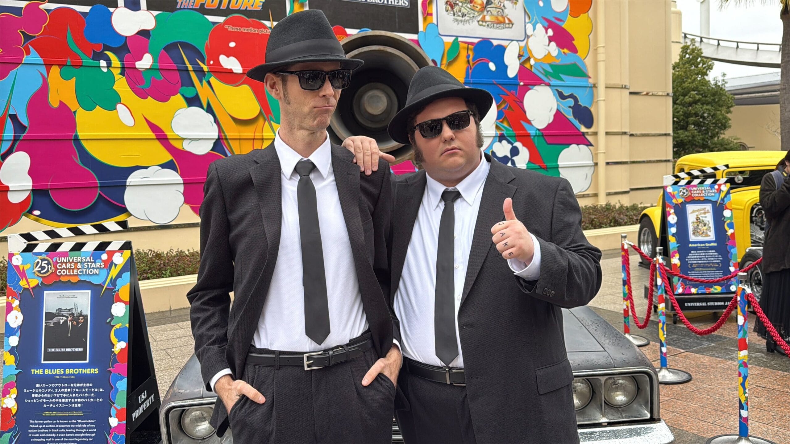 Blues Brothers Meet For First Time in 17 Years at Universal Studios Japan for 25th Anniversary