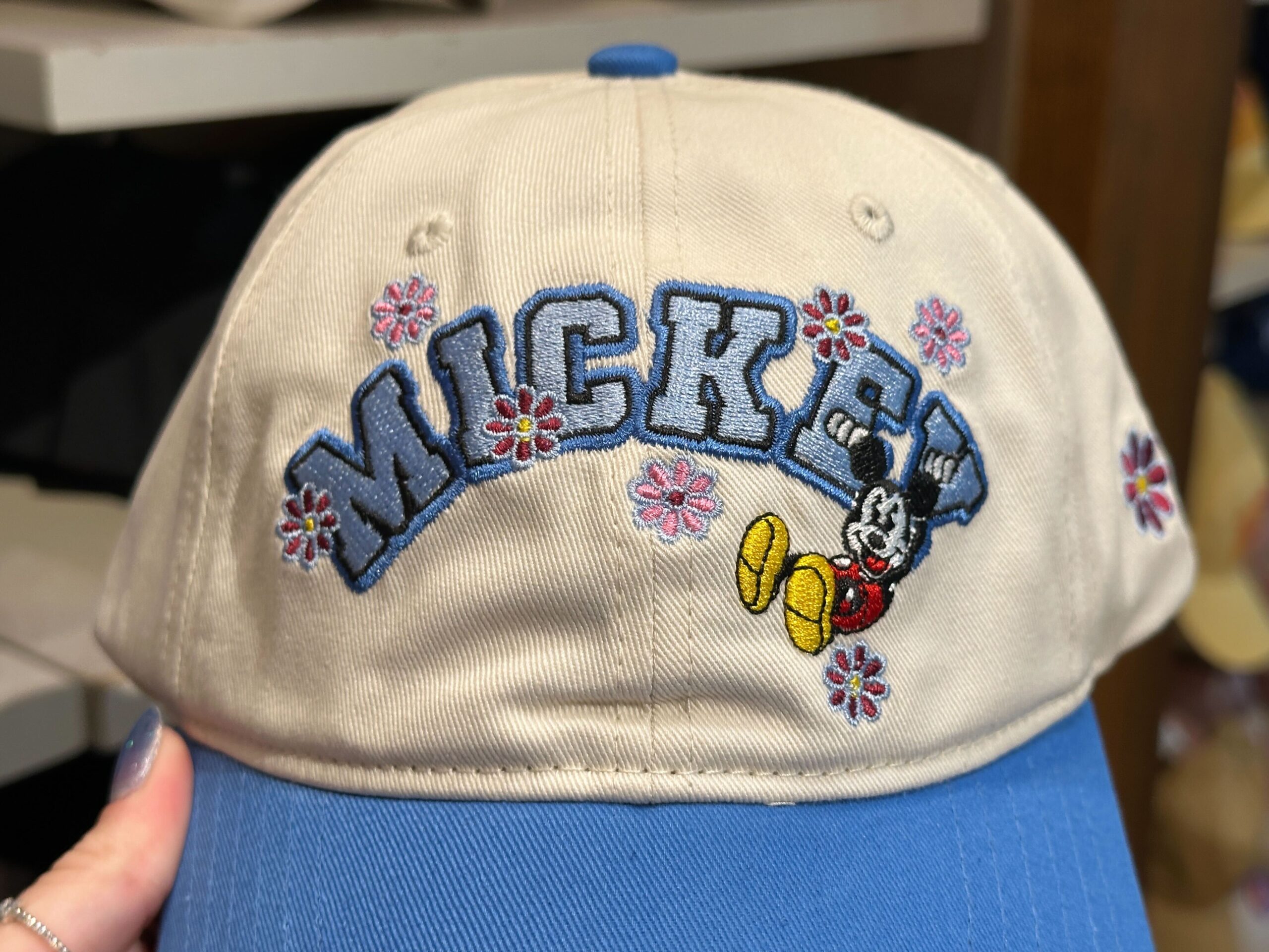 Mickey Floral Baseball Cap