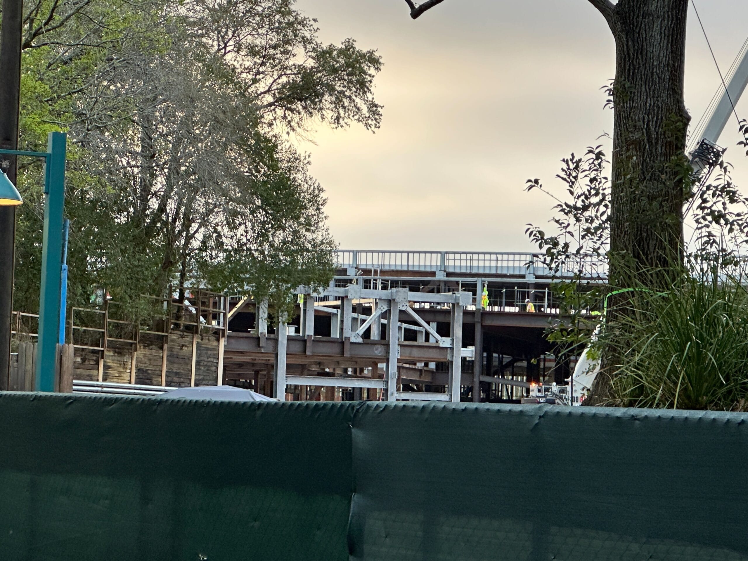 Concrete Poured for Carousel Foundation at Tropical Americas in Disney’s Animal Kingdom