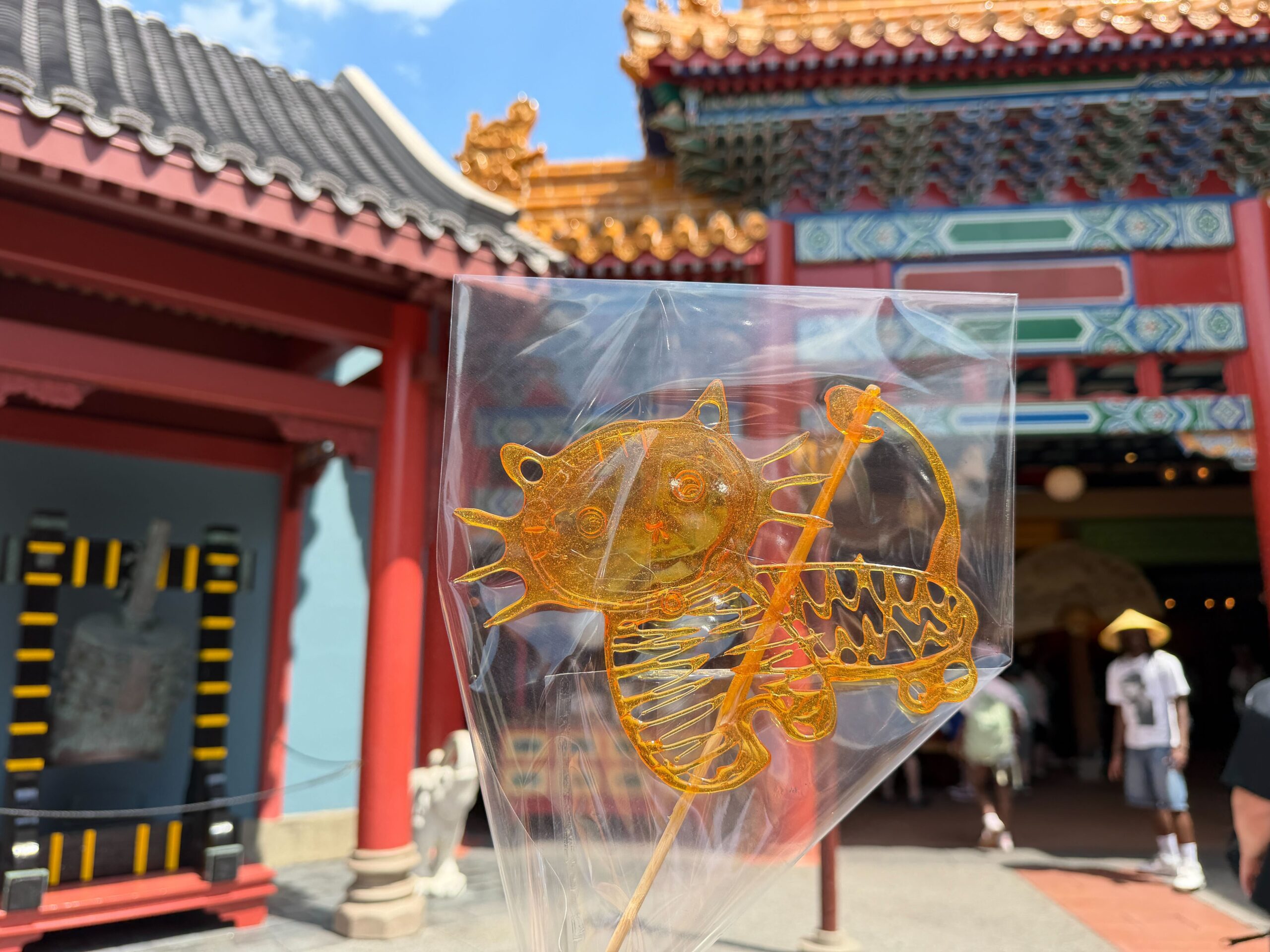 Sugar painting at EPCOT's China Pavilion