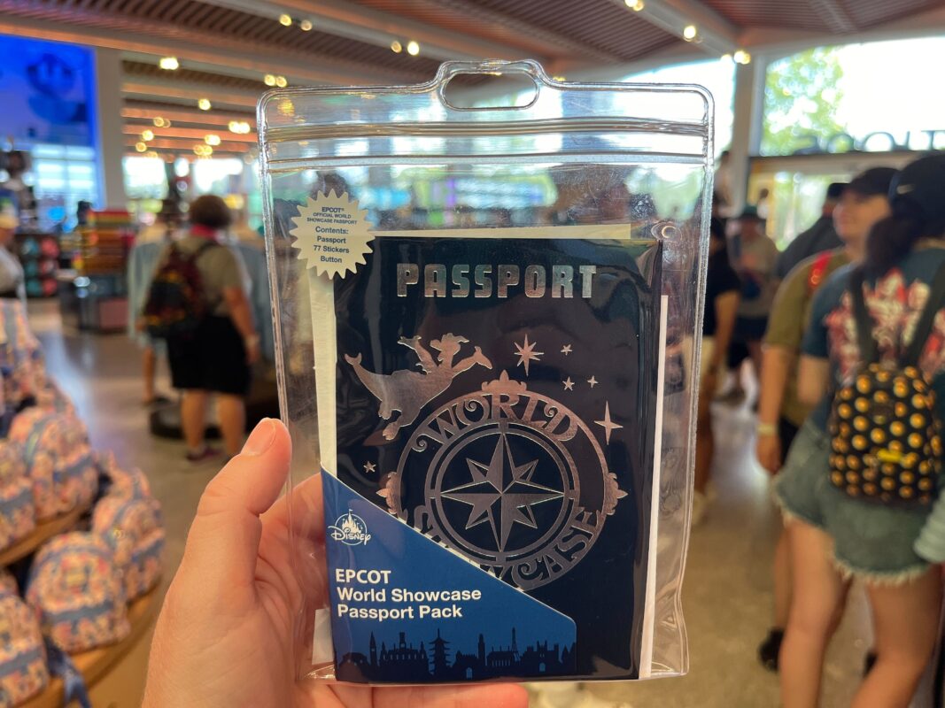The passport sets come with a pleather passport with pages for stamps and notes, 77 stickers, and a Figment button. Cast members at Kidcot Fun Stops provide stamps, special stickers, and messages in their native languages. The passports are currently $19.99.