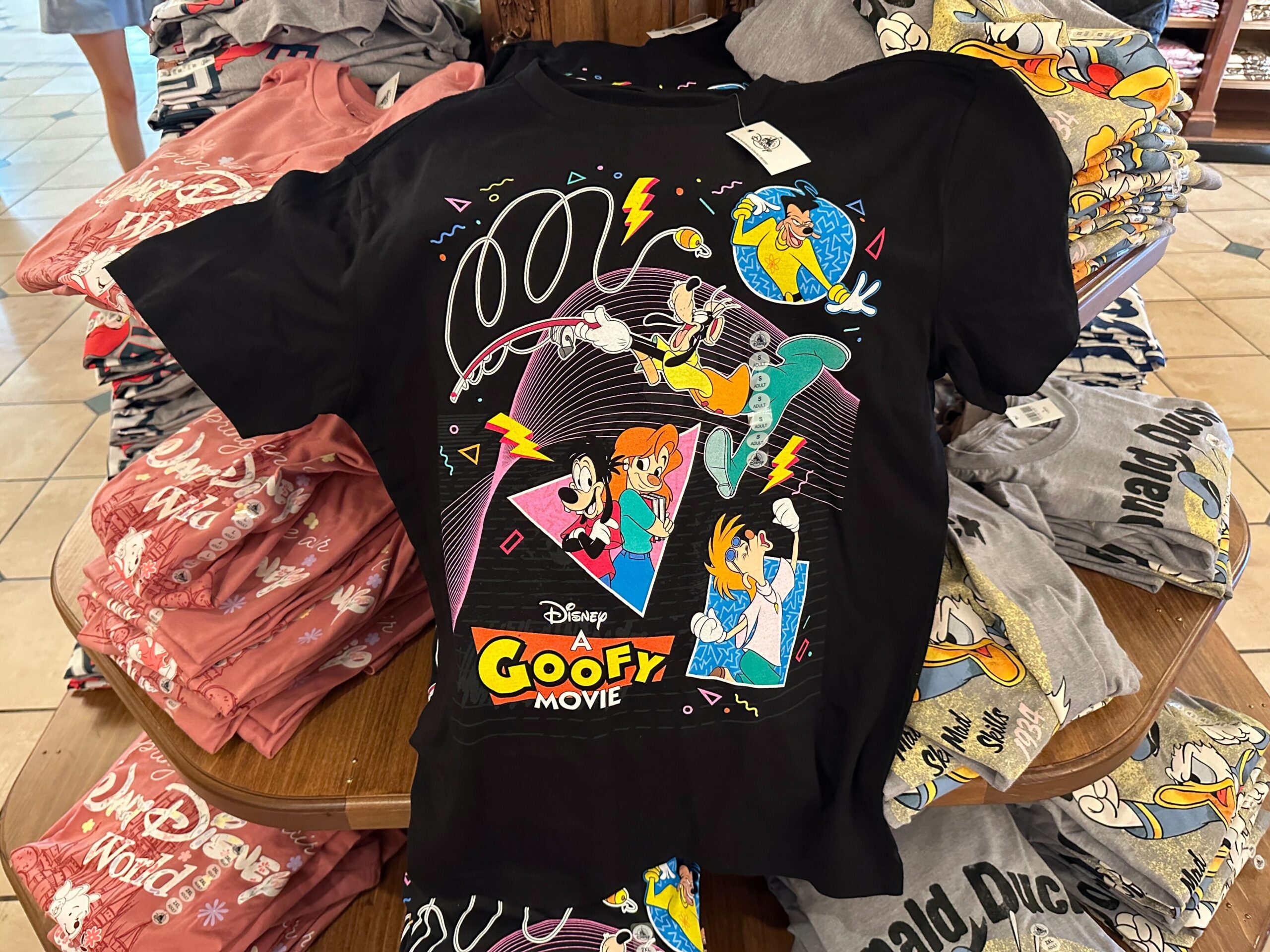 ‘A Goofy Movie,’ Hei Hei, & More Character T-Shirts at Walt Disney World