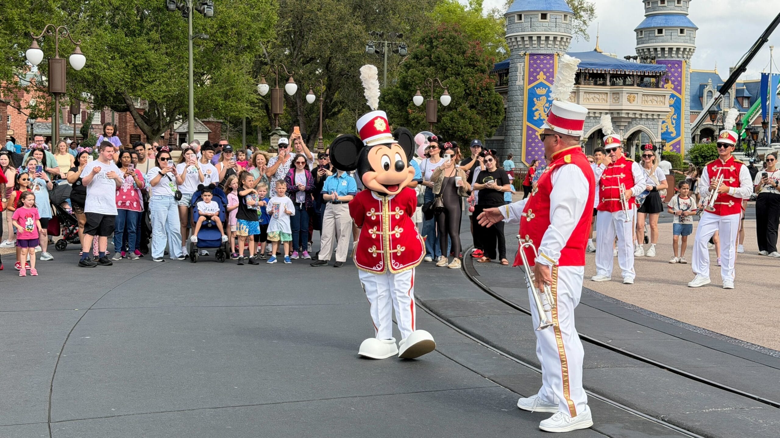 Mickey Mouse Joins Main Street Philharmonic at Magic Kingdom