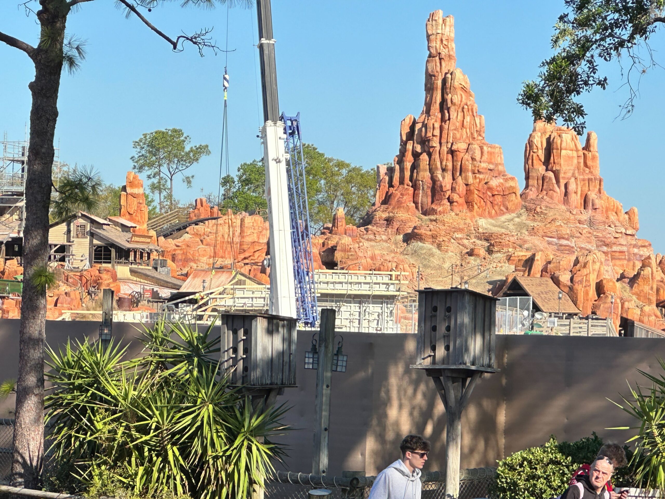 Piston Peak National Park Retaining Wall Grows at Magic Kingdom
