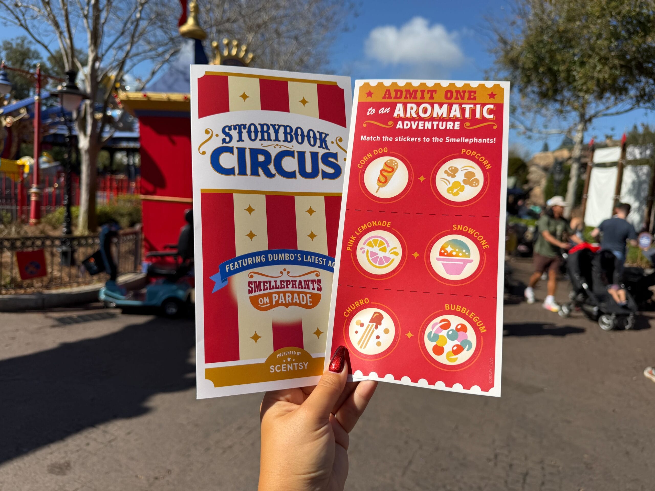 'Smellephants on Parade' Activity Updated Map at Magic Kingdom