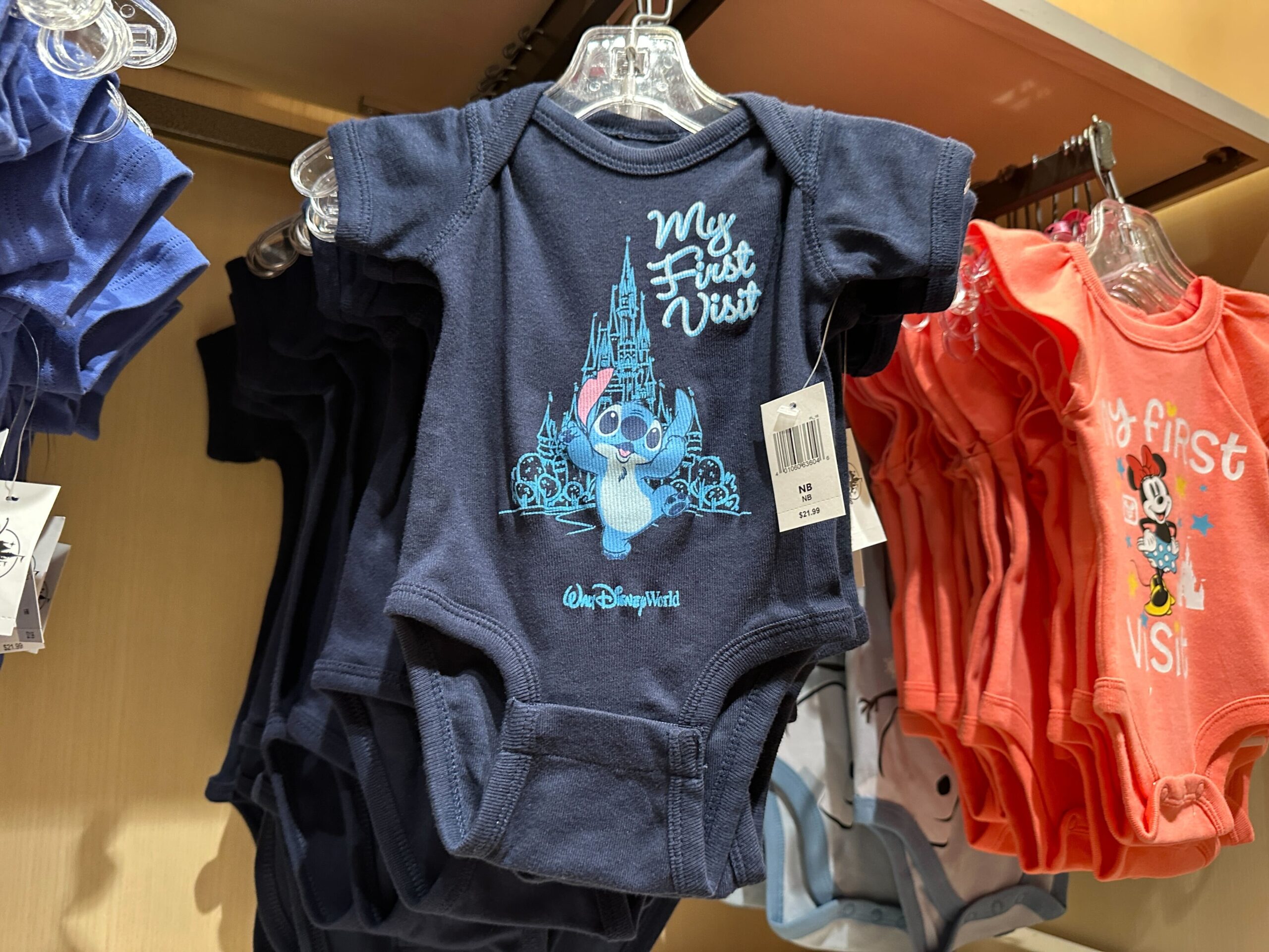 "My First Visit" Stitch Onesie