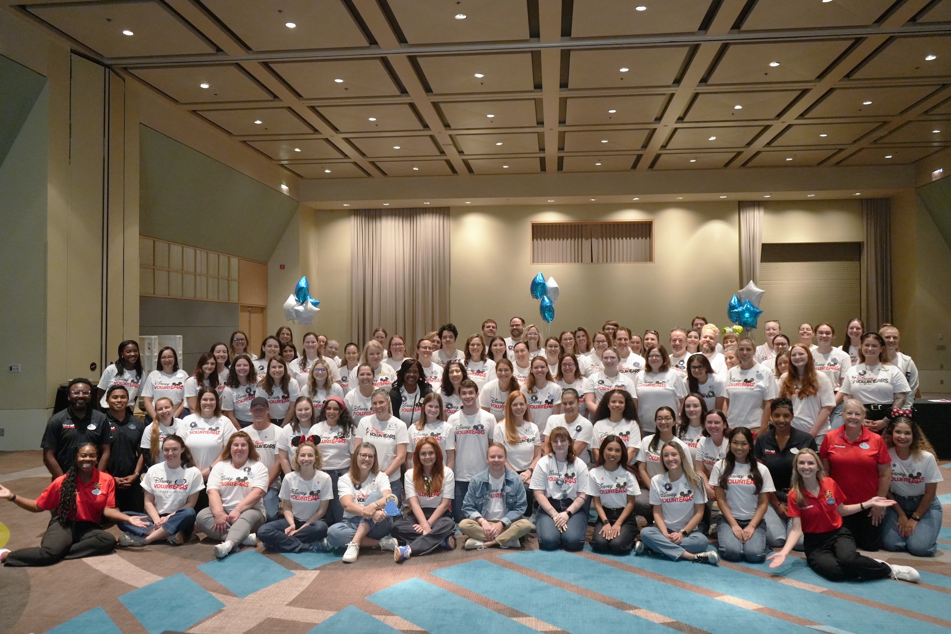 The series of VoluntEARS projects kicked off at Walt Disney Studios in Burbank. In Florida, around 100 cast members gathered to continue the momentum, packing 2,500 wish-granting kits.