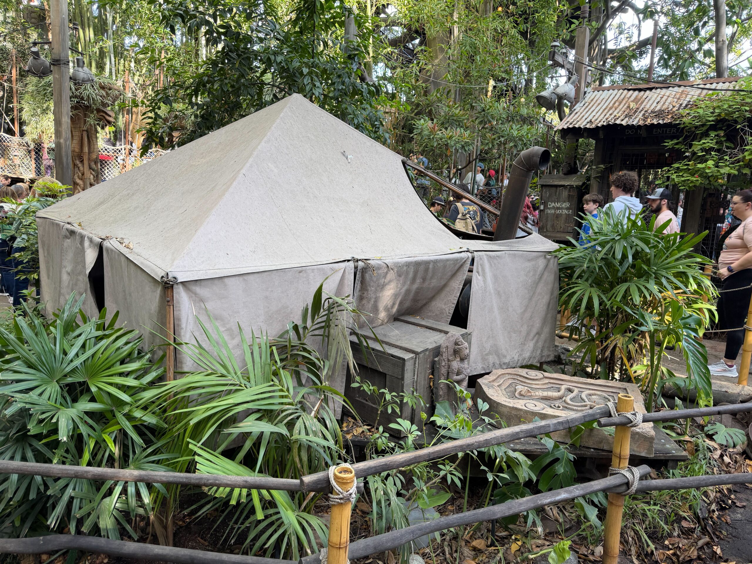 Indiana Jones Adventure Exit Queue Scene Refurbished at Disneyland