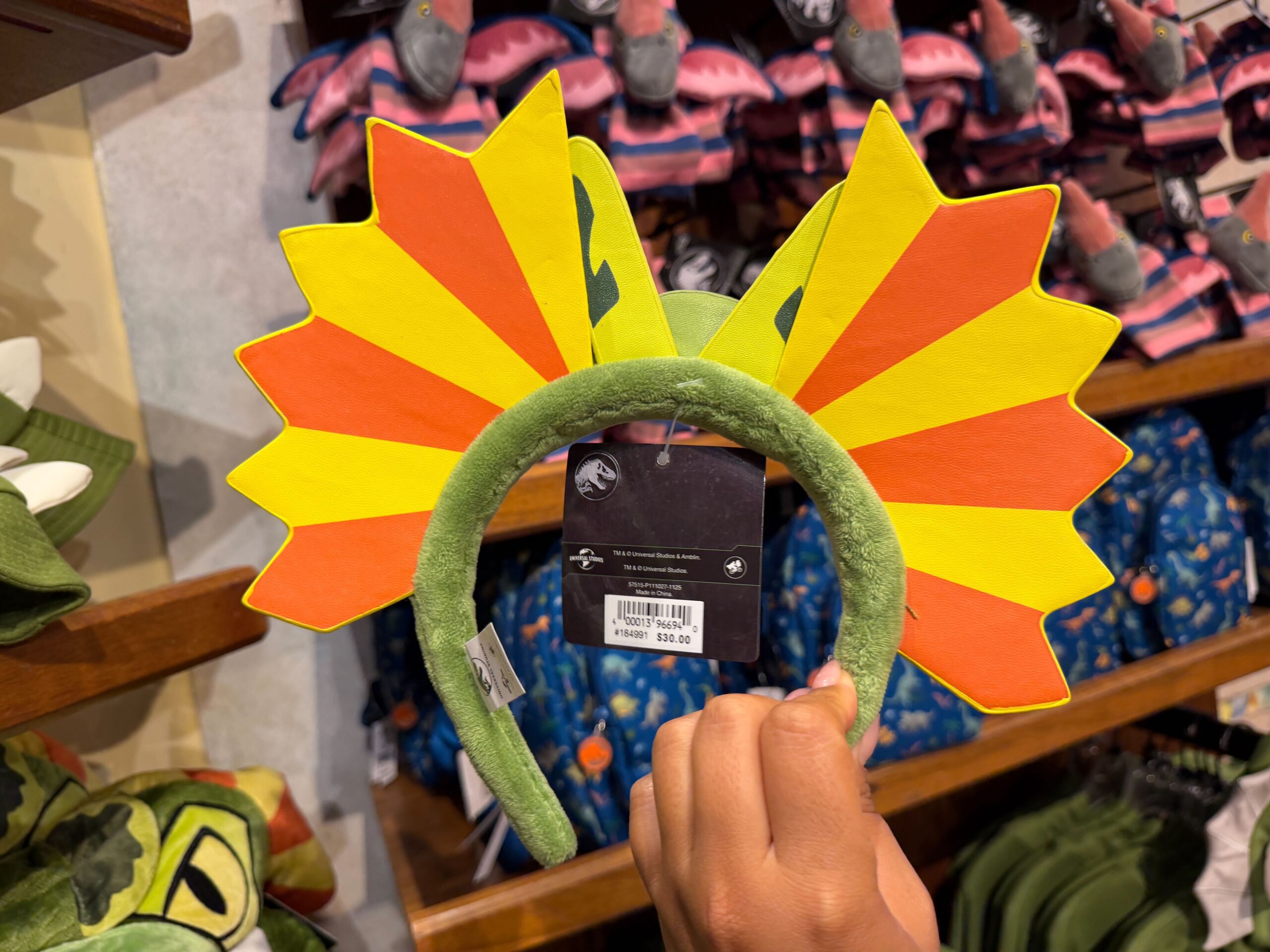Jurassic Park Dino Cosplay Merchandise at Universal's Islands of Adventure