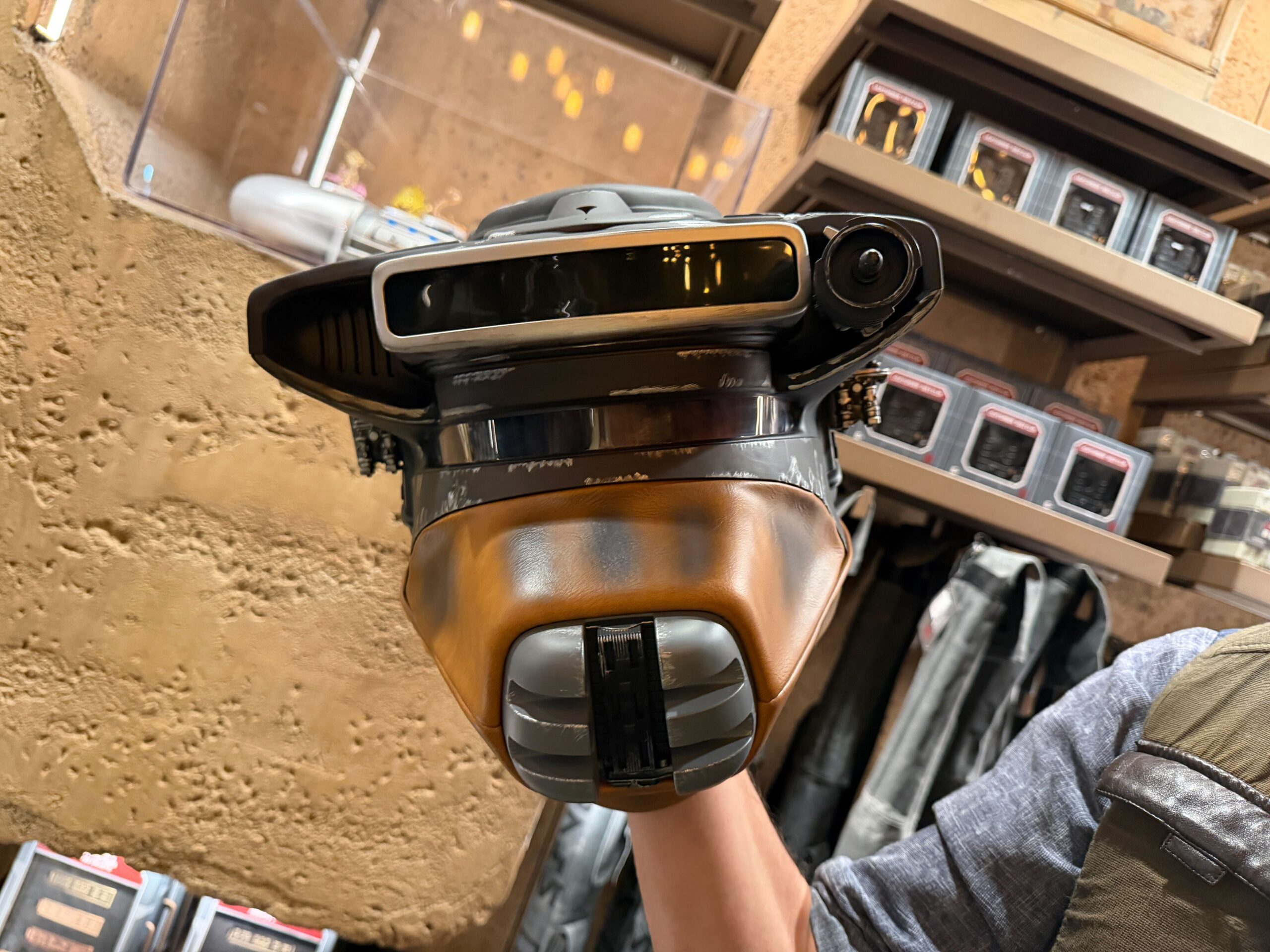 Inspired by Princess Leia’s disguise from “Return of the Jedi", a new Boushh helmet features a more rugged, weathered appearance with layered textures and built-in detailing.
